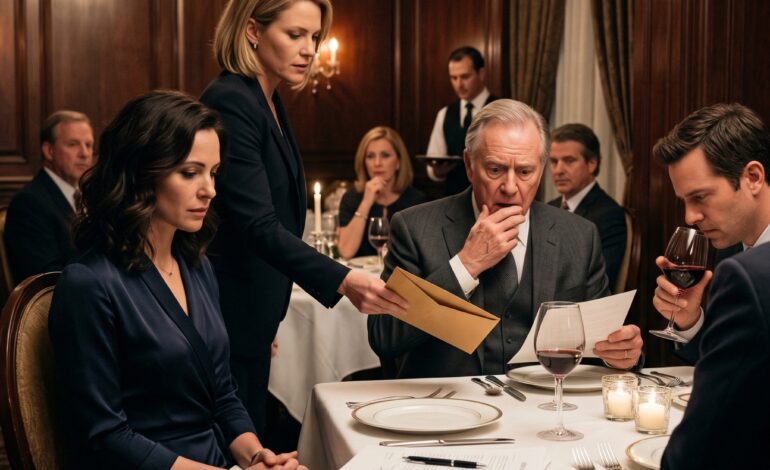 Personne ne parla pendant plusieurs secondes après que Théodore eut ouvert l’enveloppe brune.