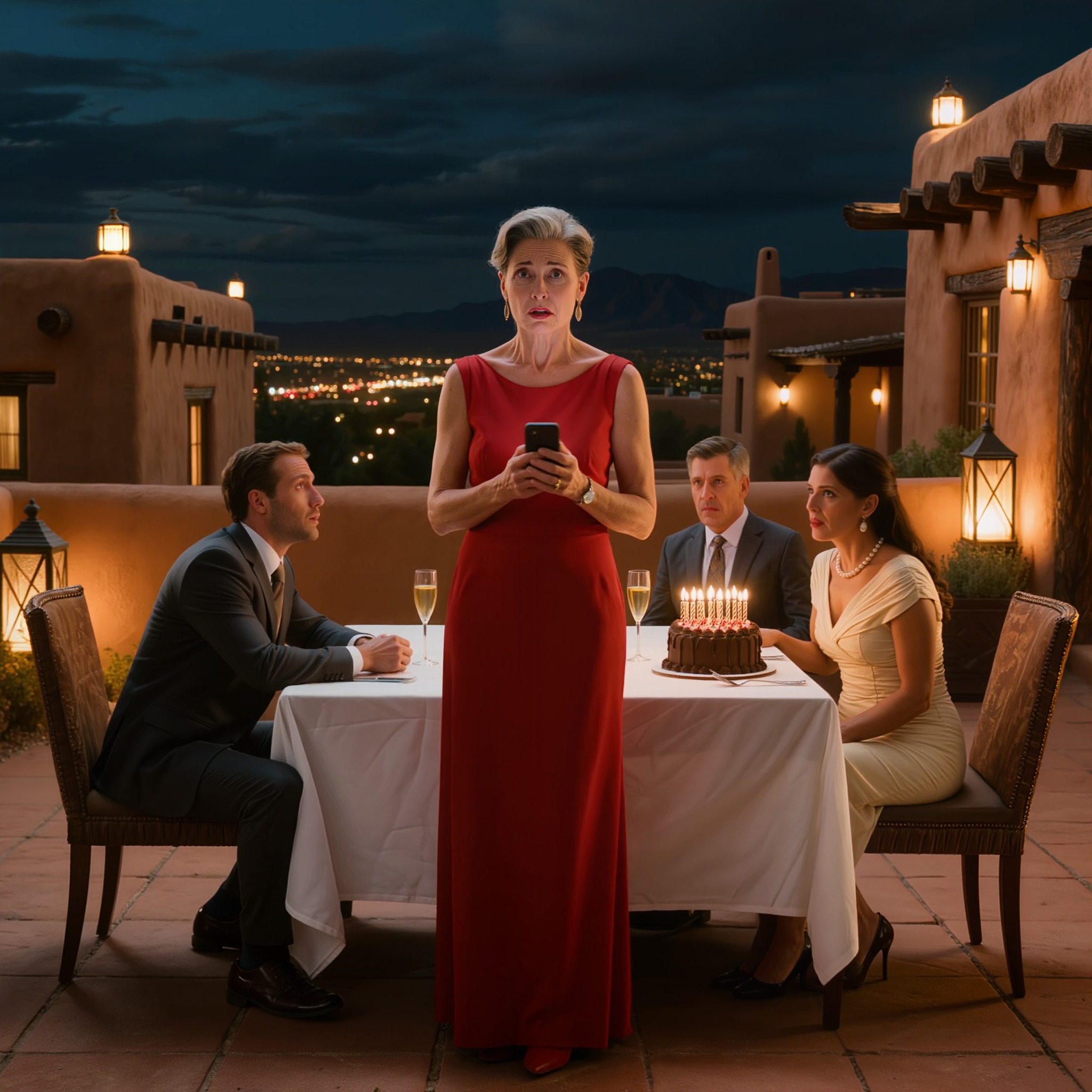 Le jour de mon 65e anniversaire, mon fils m’a dit : « J’ai une réunion urgente », puis je suis entrée dans notre restaurant préféré de Santa Fe et je l’ai trouvé en train d’allumer des bougies pour sa belle-mère. Alors j’ai posé mon sac à main sur la table, j’ai ouvert mon application bancaire et j’ai décidé qu’avant même que le dessert ne soit servi, il allait enfin comprendre ce que ça coûtait de faire en sorte que sa propre mère se sente invisible.