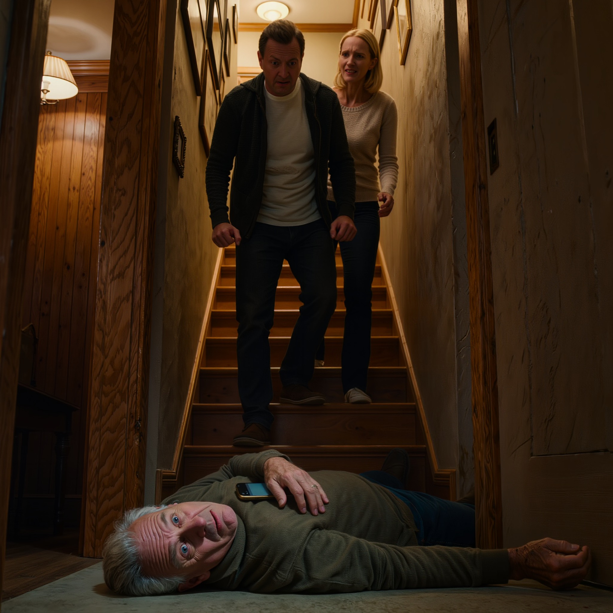 « Qu’il pourrisse là-dessous », a murmuré ma belle-fille après que mon fils m’eut envoyée au sous-sol. Mais deux heures plus tard, lorsqu’ils sont entrés dans ma chambre d’hôpital, prêts à exprimer leur chagrin et à s’emparer de ma vie, mon avocat était déjà assis dans un coin, sa mallette en cuir ouverte, et l’expression sur le visage de mon fils m’a fait comprendre qu’il avait enfin réalisé que j’avais tout entendu.