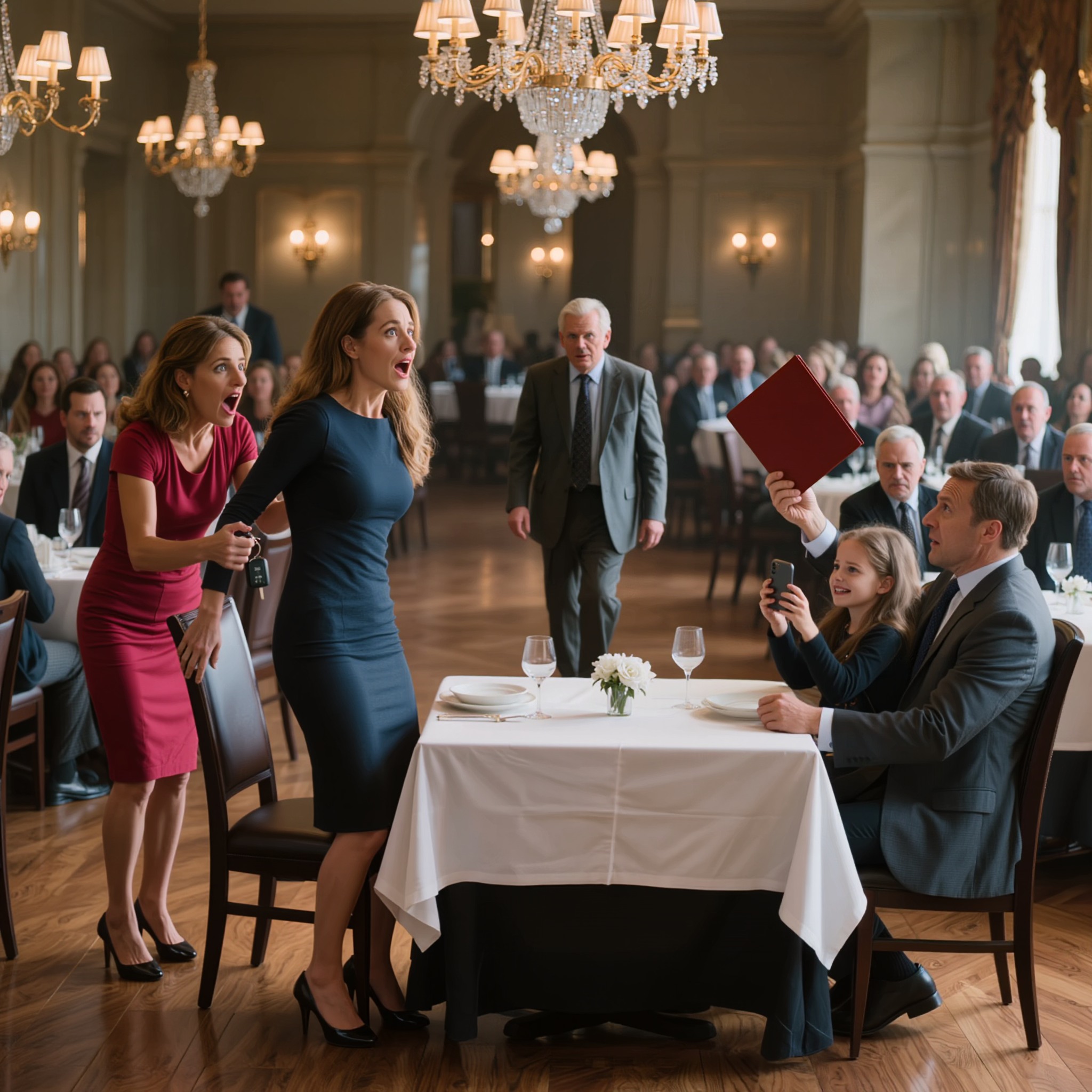 Le jour de mes 30 ans, mon père s’est tenu devant 75 membres de sa famille, a brandi un dossier rouge et a déclaré : « Vous n’êtes pas de notre famille. Remboursez-nous. » Ma mère a pris mes clés de voiture, ma sœur a commencé à filmer et un silence de mort s’est abattu sur la pièce, jusqu’à ce qu’un inconnu aux cheveux argentés s’avance hors de la foule, regarde mes parents droit dans les yeux et dise : « Laissez-la poser une dernière question. »