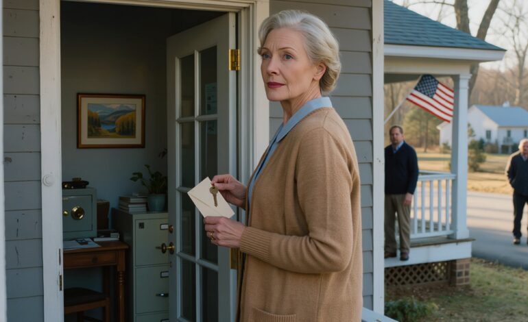 En triant les affaires de mon défunt mari, j’ai trouvé une enveloppe contenant…