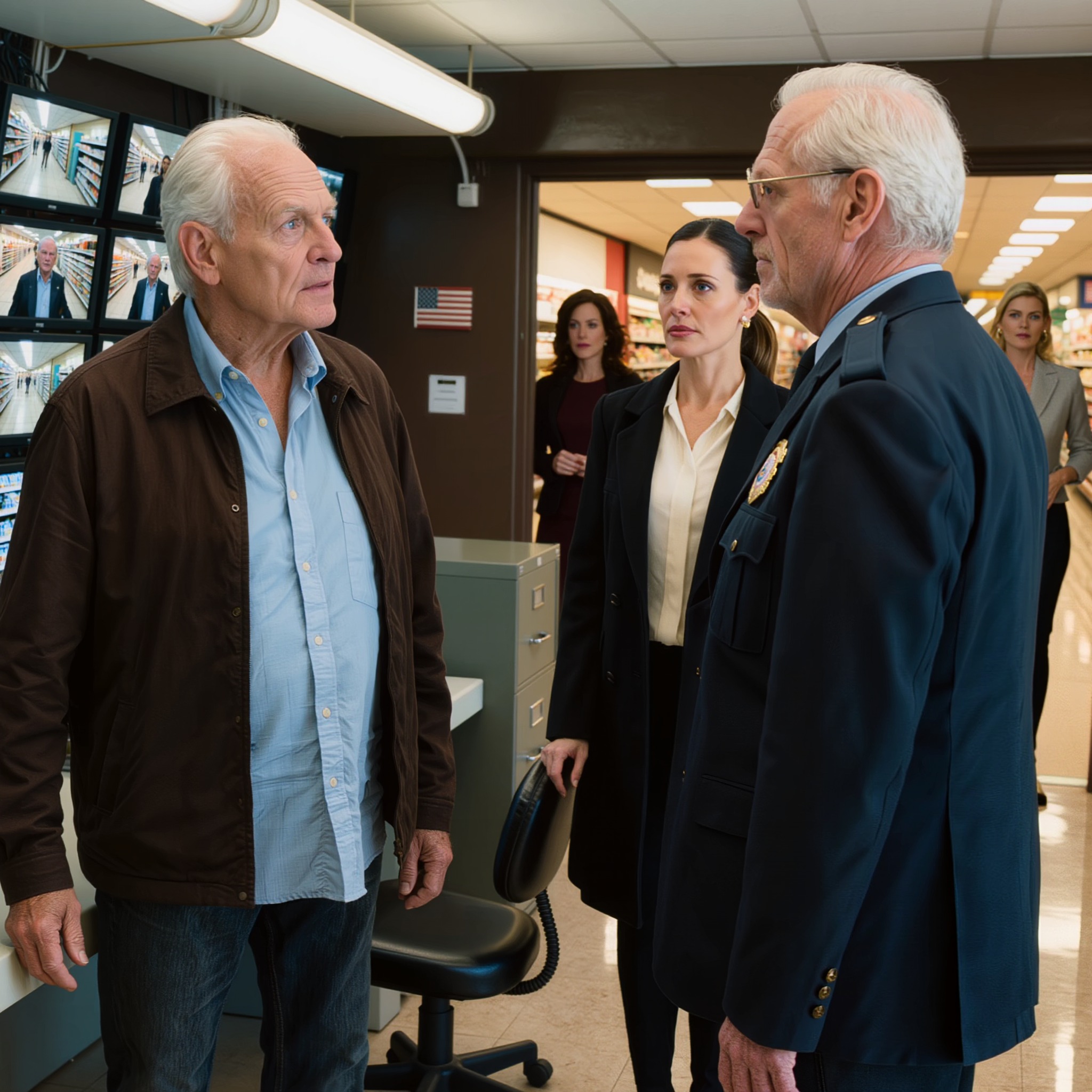 « C’est votre belle-fille ?» demanda un agent de sécurité plus âgé. — « Monsieur, vous devez voir ça. »