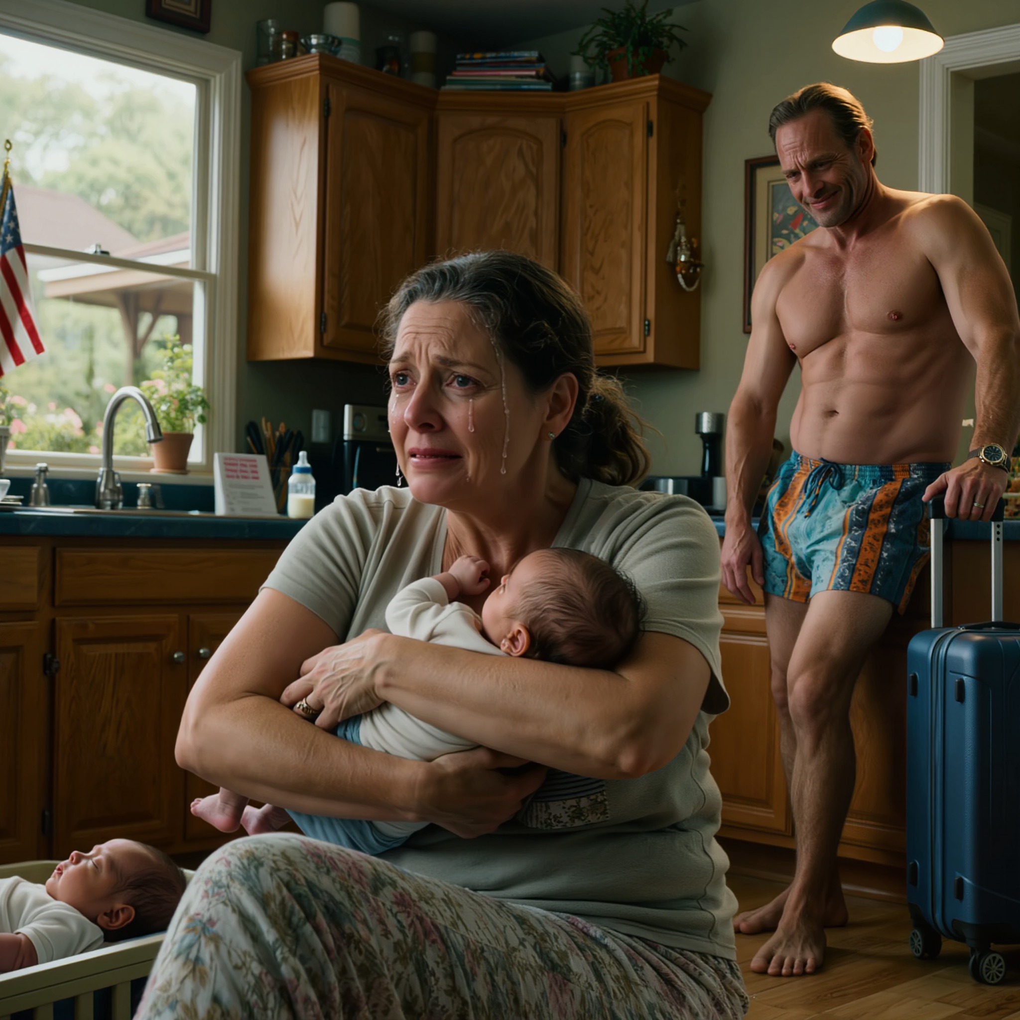 Mon mari m’a laissée seule avec nos jumeaux nouveau-nés pour « se retrouver ». Il a dit : « Ces bébés sont trop bruyants, j’ai besoin d’espace », avant de partir un mois en Europe avec ses amis, me laissant seule avec nos jumeaux. À son retour, il est resté sans voix en voyant à quel point tout avait changé.