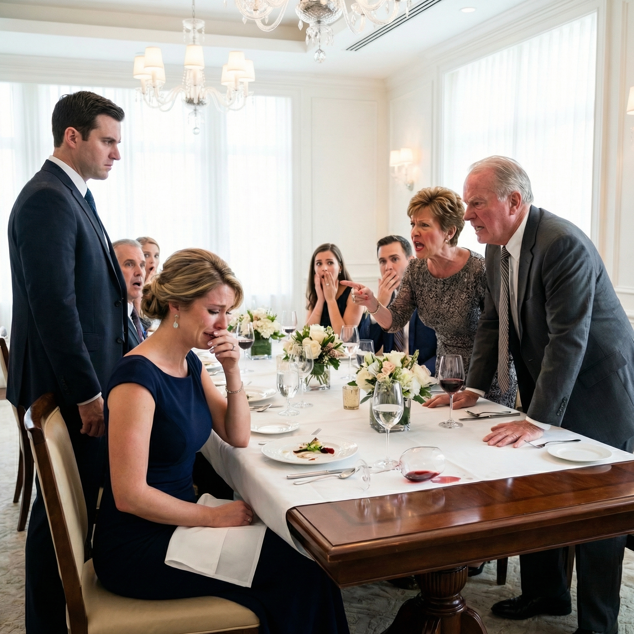 Mes parents ont avoué à mon fiancé que je lui avais menti sur ma carrière pendant des années. Ils lui ont conseillé de reconsidérer leur mariage. Il a écouté en silence. Puis il m’a regardée et leur a posé une question à laquelle ils ne s’attendaient visiblement pas. Ils étaient stupéfaits.