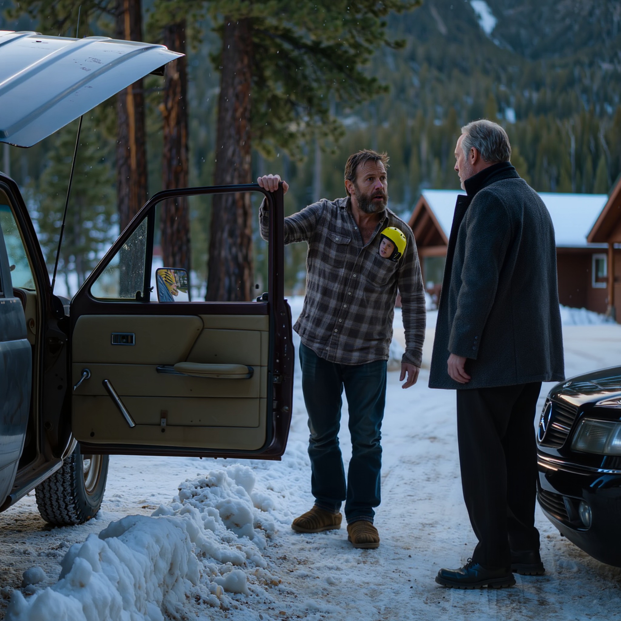 Pendant quatre ans, on m’a dit que mon fils de dix-sept ans avait disparu lors d’un séjour au ski dans le Colorado. Puis, après onze ans de silence, mon frère est arrivé en voiture, m’a regardé à travers la neige qui tombait et m’a dit : « Garrett, monte dans la voiture. Je sais où est Michael. » Il est arrivé au volant d’une Mercedes noire, le visage chargé de secrets, et soudain, la vieille photo du casque jaune dans ma poche m’a paru plus lourde que le chagrin.