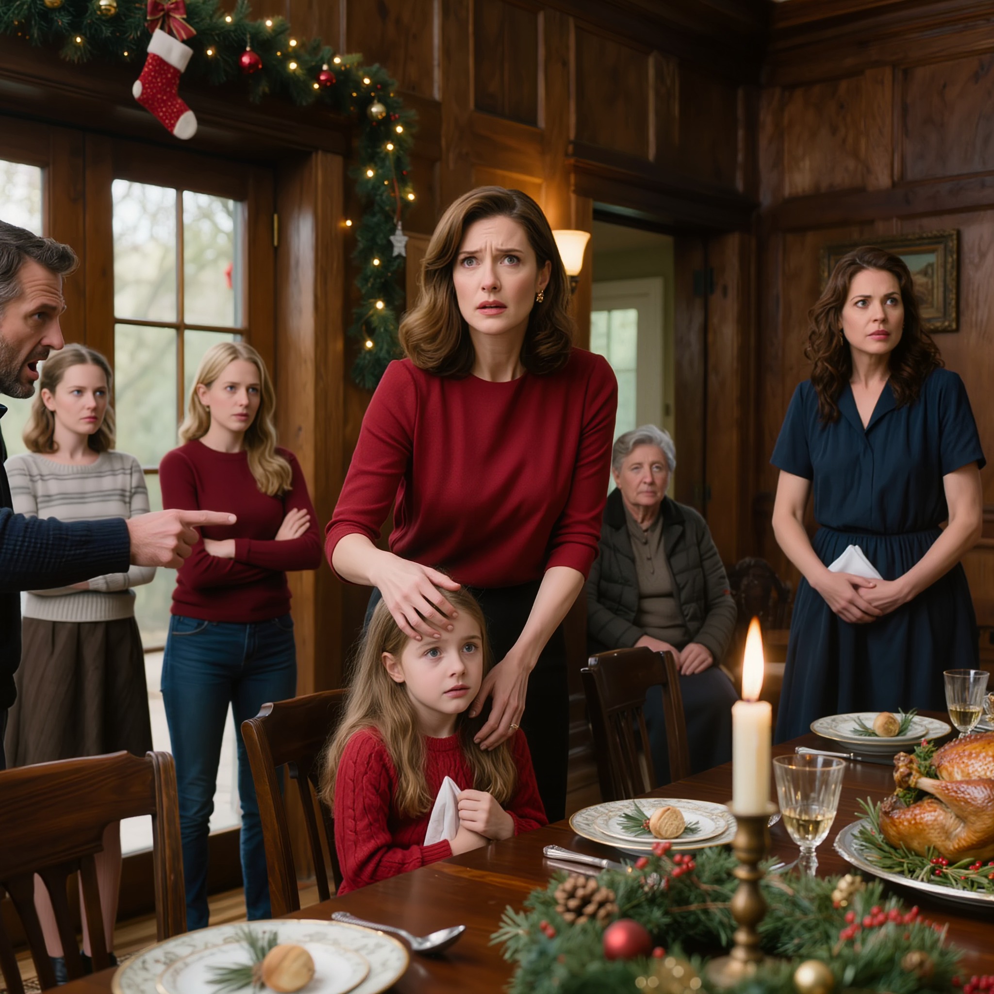 « Noël serait tellement mieux sans toi », a dit ma mère tandis que mon père nous ordonnait, à ma fille de huit ans et à moi, de sortir devant quinze proches. Mais lorsque j’ai glissé ma main dans mon sac à main et dit : « Alors ça ne vous dérange pas que je fasse ça », un silence de mort s’est abattu sur la pièce, car l’enveloppe crème que j’avais apportée dans cette maison allait détruire le mensonge qu’ils avaient bâti autour de moi.