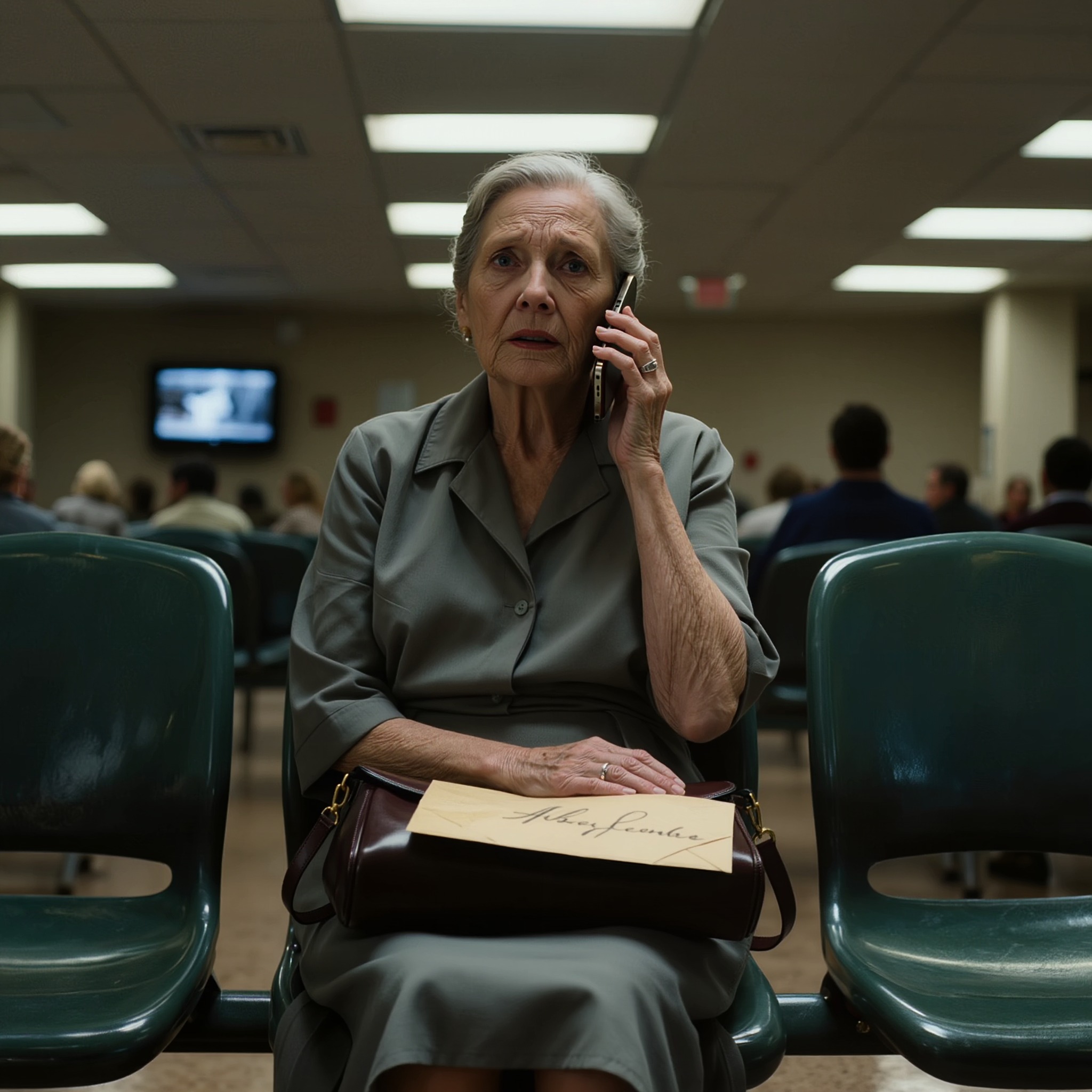 « Maman, on a vendu ta maison de plage et ta voiture. On avait besoin d’argent. » Ma fille me l’a dit depuis l’aéroport comme si elle annulait un déjeuner – mais elle ne savait pas que j’étais assise dans la salle d’attente d’un médecin, portant encore mon alliance, sur le point d’ouvrir l’enveloppe en papier kraft que mon défunt mari avait cachée pour moi, celle qui allait transformer son escapade européenne en la pire erreur de sa vie.