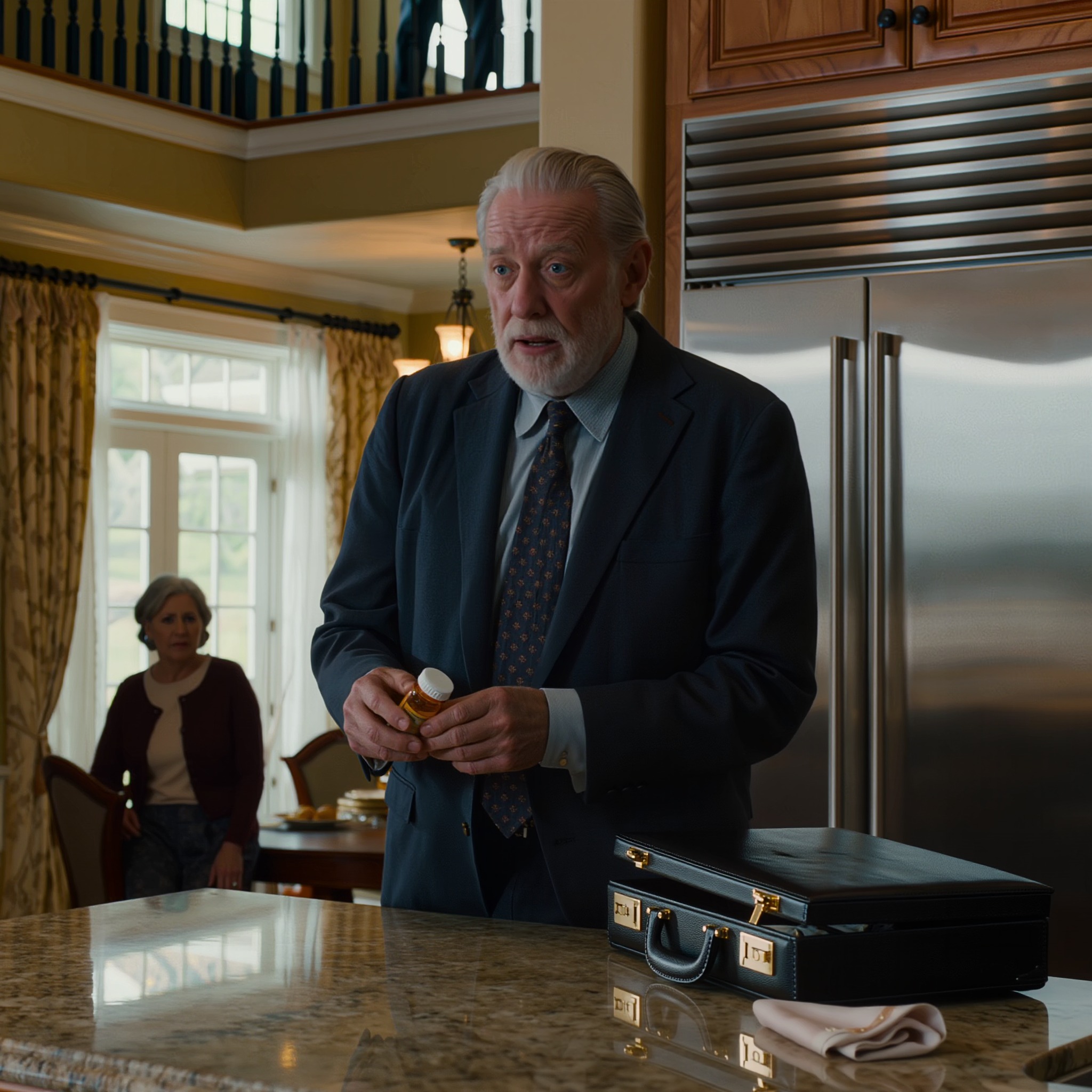 Le neurologue a attendu que mon fils quitte la pièce, puis s’est penché par-dessus le bureau et a chuchoté : « Vous devez éloigner votre femme de votre fils immédiatement. » Je pensais que le pire était d’apprendre que la « démence » de ma femme n’en était peut-être pas une. Je me trompais. Le pire, c’était le regard de mon fils quand il est revenu… et ce que j’ai découvert plus tard dans la mallette qu’il ne quittait jamais des yeux.