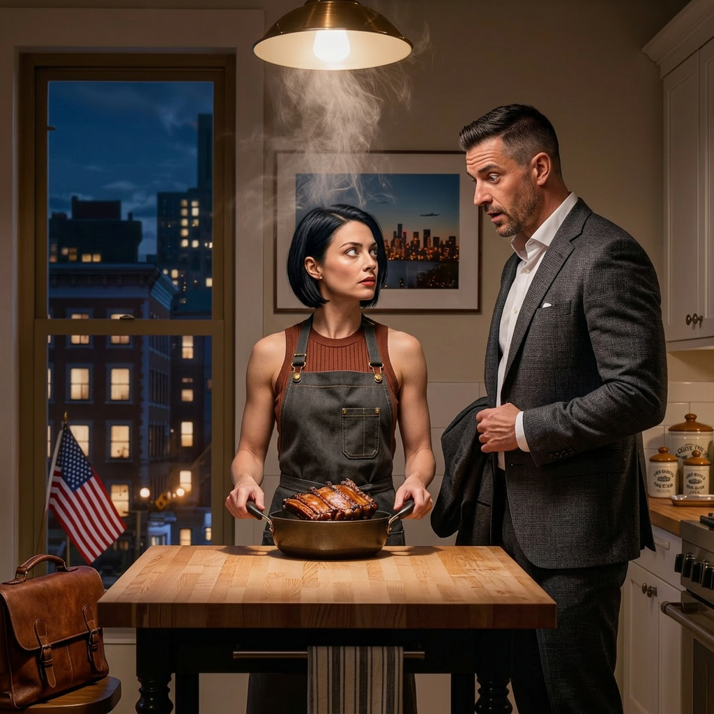 Au dîner, mon mari est rentré avec une trace de rouge à lèvres et une confession calme : il voyait une collègue plus jeune et voulait un divorce à l’amiable. Je n’ai pas crié ; j’ai discrètement fait mes valises, signé les papiers et je l’ai regardé afficher sa nouvelle vie sur les réseaux sociaux. Puis un détective privé a révélé la vérité, et j’ai choisi le soir même où tout le monde regarderait pour offrir à Ethan et Khloé le cadeau inattendu qu’ils attendaient.