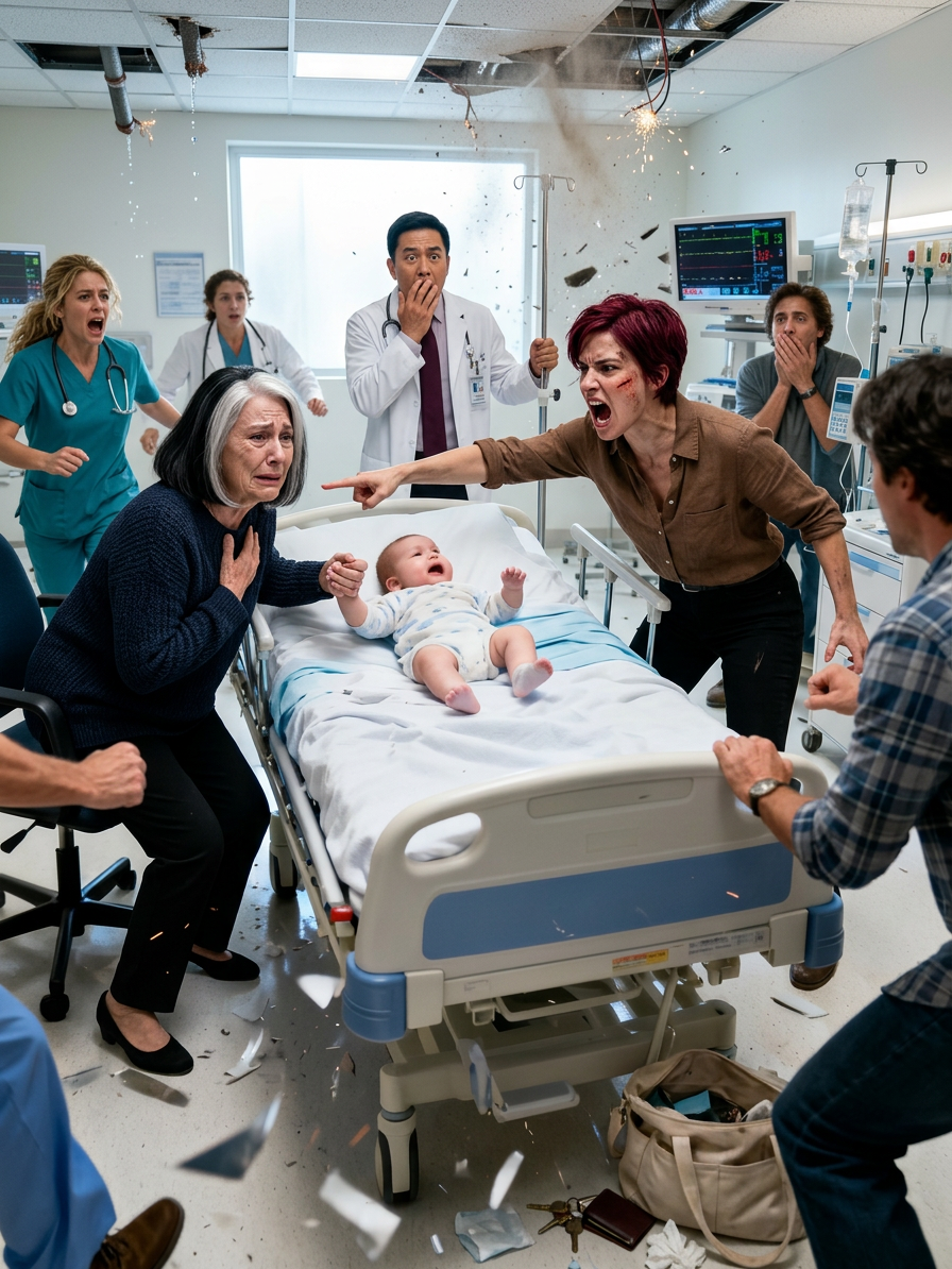 Ma belle-mère a frappé ma fille d’un an parce qu’elle pleurait la nuit. Elle a perdu connaissance. Je me suis précipitée à son chevet.