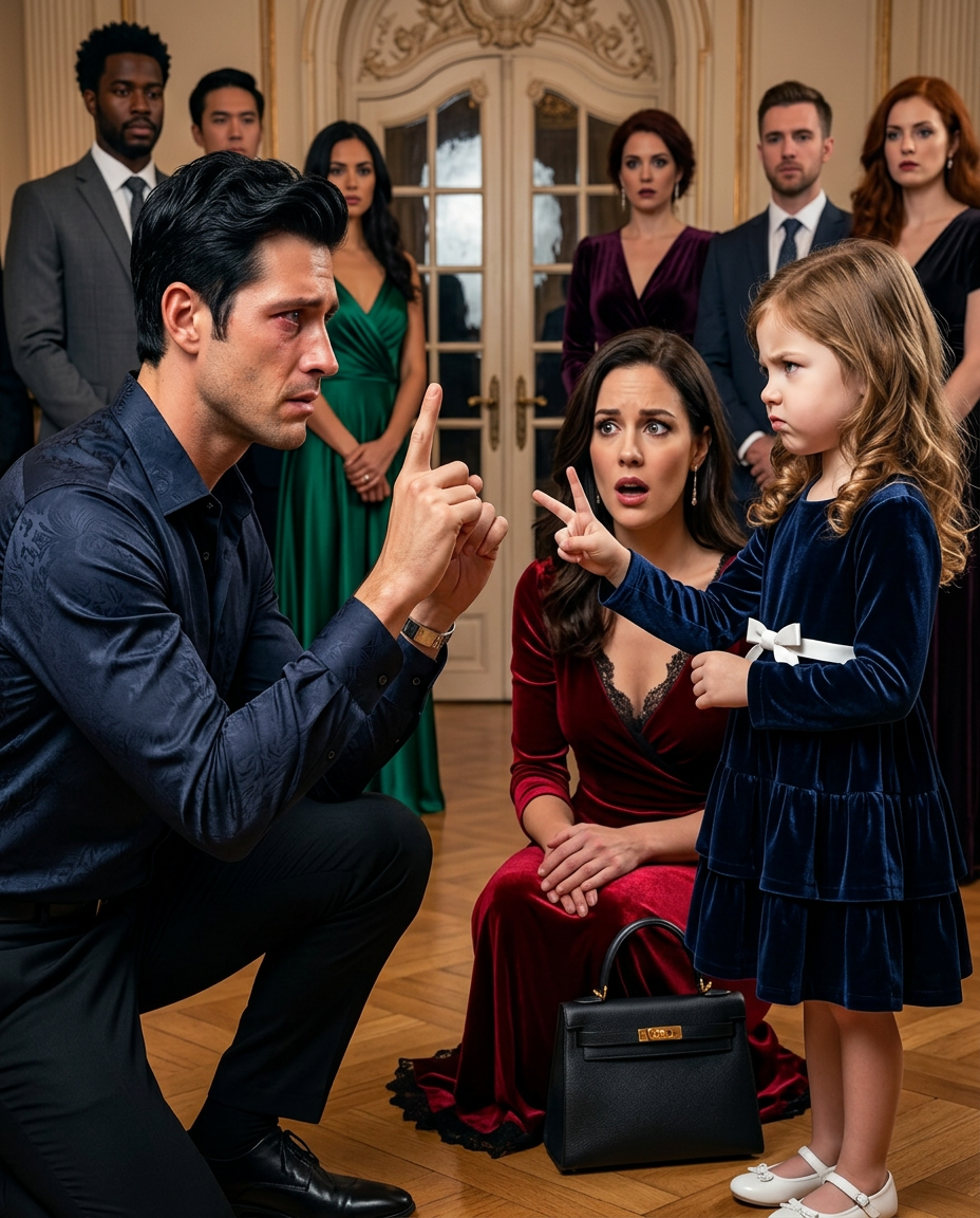 Un père célibataire a constaté que tout le monde ignorait la fille sourde du milliardaire, jusqu’à ce qu’il utilise la langue des signes pour communiquer avec elle.