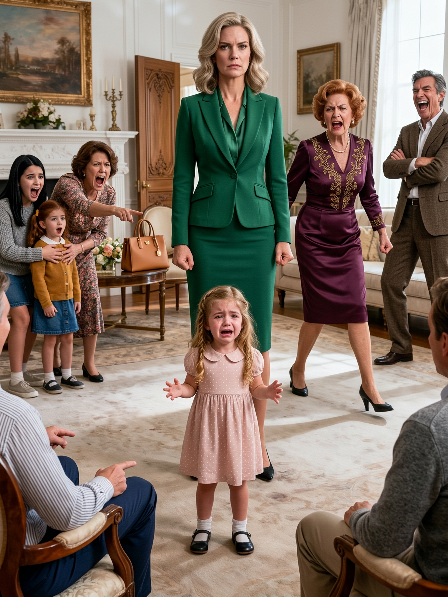 Ma fille de quatre ans a voulu serrer ma mère dans ses bras après des années, mais celle-ci a reculé et lui a donné un coup de pied en criant : « Ne froisse pas ma robe avec ta misère ! » Ma fille a rétorqué : « C’est ta petite-fille. » Elle a ricané : « Et alors ? Tu ne vois pas que ma robe était sur le point d’être ruinée ? » Quelques instants plus tard, les enfants de ma sœur sont arrivés en courant. Ma mère s’est précipitée pour les embrasser, et lorsque ma nièce a renversé du jus sur sa robe par inadvertance, elle a souri et a dit : « Oh ma chérie, ne t’inquiète pas. Ce n’est qu’une robe. » Ma fille m’a regardée, les larmes aux yeux, et a murmuré : « Maman, tu me trouves moche ? » Mon père a entendu la conversation et a ri : « Pas seulement toi ! Même ta mère a toujours été moche et sentait la ratée. » Toute la pièce a éclaté de rire. Je suis restée là, silencieuse… et j’ai promis qu’ils le regretteraient.