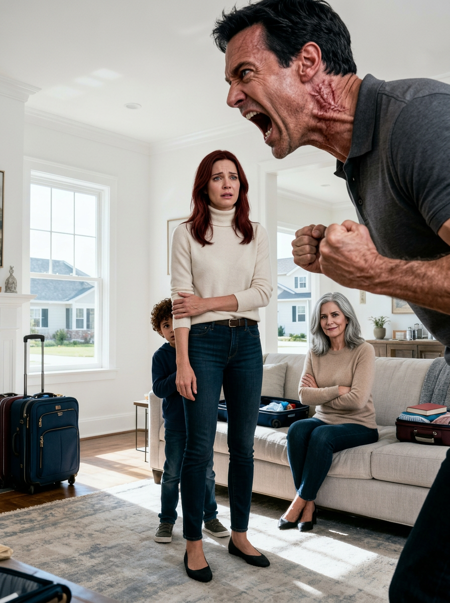 Mon père m’a hurlé au visage : « TOI ET TON GAMIN, VOUS ÊTES DES SANGUINS MORTS QUI VALENT TOUTE L’ÉNERGIE DE CETTE FAMILLE !» Ma mère souriait, approuvant ses propos, alors qu’ils vivaient chez moi. Sans hésiter, j’ai dit calmement : « Vous avez 24 heures pour partir. »