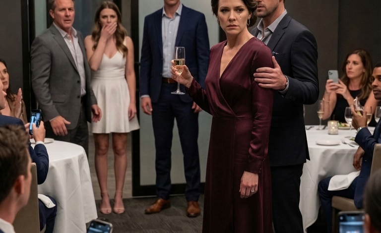 Mon ex-mari est venu à mon anniversaire pour m’humilier devant tous les invités et se vanter de sa jeune épouse, mais dès qu’il a aperçu mon invitée spéciale, il s’est immédiatement excusé et a quitté la fête précipitamment.