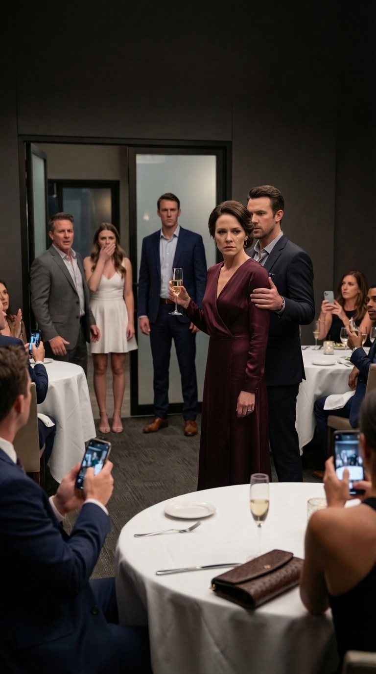 Mon ex-mari est venu à mon anniversaire pour m’humilier devant tous les invités et se vanter de sa jeune épouse, mais dès qu’il a aperçu mon invitée spéciale, il s’est immédiatement excusé et a quitté la fête précipitamment.