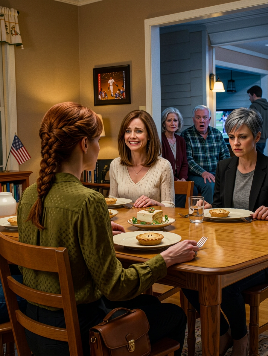 Ma sœur, en mangeant son dessert, a ri et a dit : « J’aurais préféré que tu ne sois jamais née. » Mes parents ont ri comme si de rien n’était. Je n’ai pas protesté. J’ai simplement posé ma fourchette, je l’ai regardée droit dans les yeux et j’ai répondu d’une phrase calme qui a plongé toute la table dans un silence absolu. Ce soir-là, j’ai cessé d’être la fille « facile » et j’ai commencé à disparaître d’une manière irréversible.