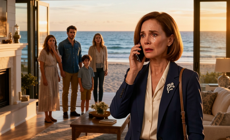 J’ai acheté une maison de plage pour profiter de ma retraite, mais mon fils est arrivé en groupe. Alors je leur ai fait une surprise…