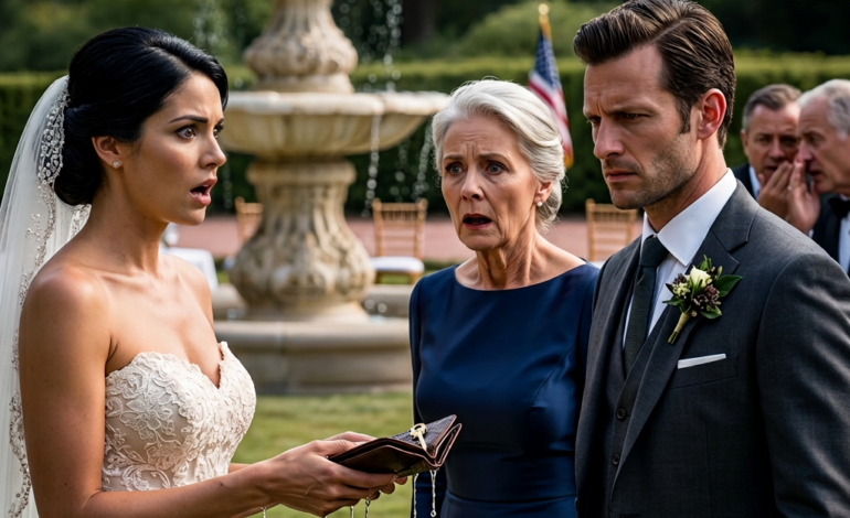 « Ce livret ne vaut rien » — Ma fille a jeté mon cadeau dans la fontaine à son mariage — Alors j’étais…