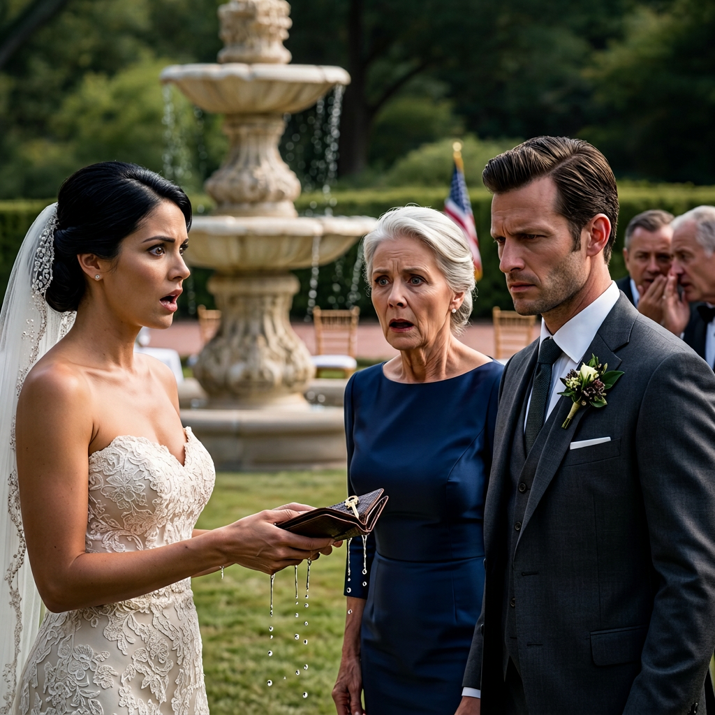 « Ce livret ne vaut rien » — Ma fille a jeté mon cadeau dans la fontaine à son mariage — Alors j’étais…