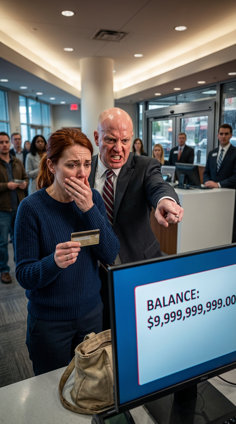 Après le divorce, mon mari m’a mise à la porte sans un sou. J’ai voulu utiliser la vieille carte poussiéreuse que mon père m’avait laissée, mais le banquier est devenu livide et a crié : « Madame, vite… regardez cet écran ! » Je n’en croyais pas mes yeux…