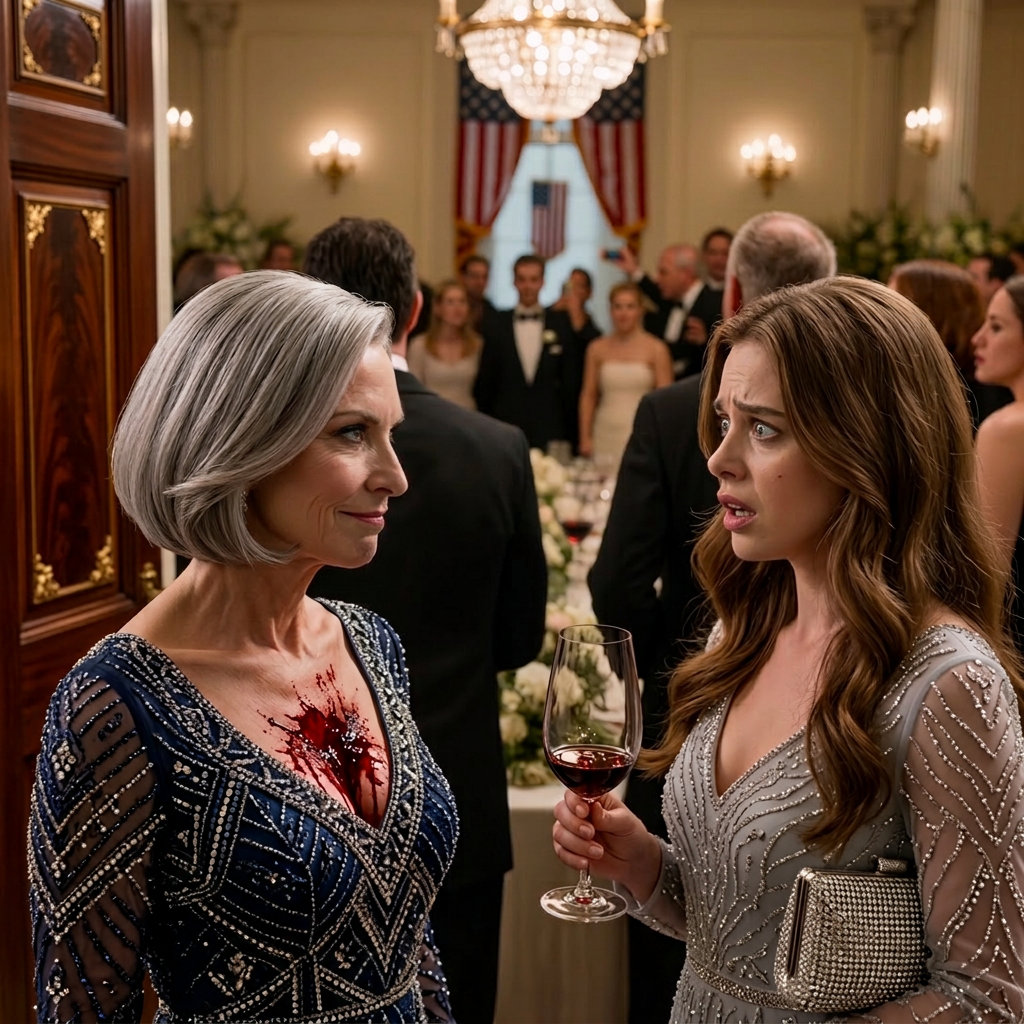 Au mariage mondain de mon fils, ma belle-fille a « accidentellement » taché ma robe de location à 50 000 $ de vin rouge – et elle souriait comme si elle avait gagné. Je n’ai pas crié. Je n’ai pas supplié. J’ai payé la note, je me suis tue et j’ai fait ce que je faisais depuis 30 ans comme experte-comptable judiciaire : j’ai suivi la piste des documents. Ce que j’ai découvert derrière le faste de sa famille, ce n’était pas seulement de l’arrogance, c’était un réseau qui ne pouvait résister à la lumière du jour.