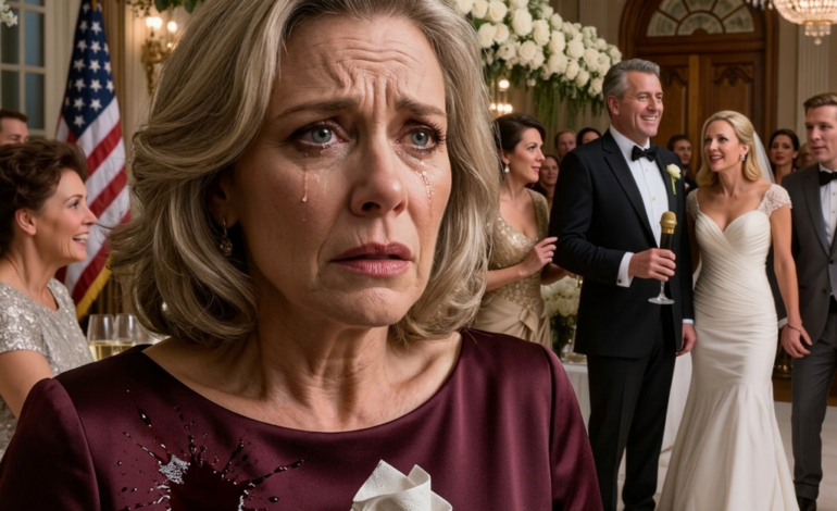 J’ai élevé ma fille seule. À son mariage, son beau-père m’a humiliée devant 300 invités jusqu’à ce que je me lève et lui dise : « Savez-vous seulement qui je suis ? » Son visage est devenu livide…