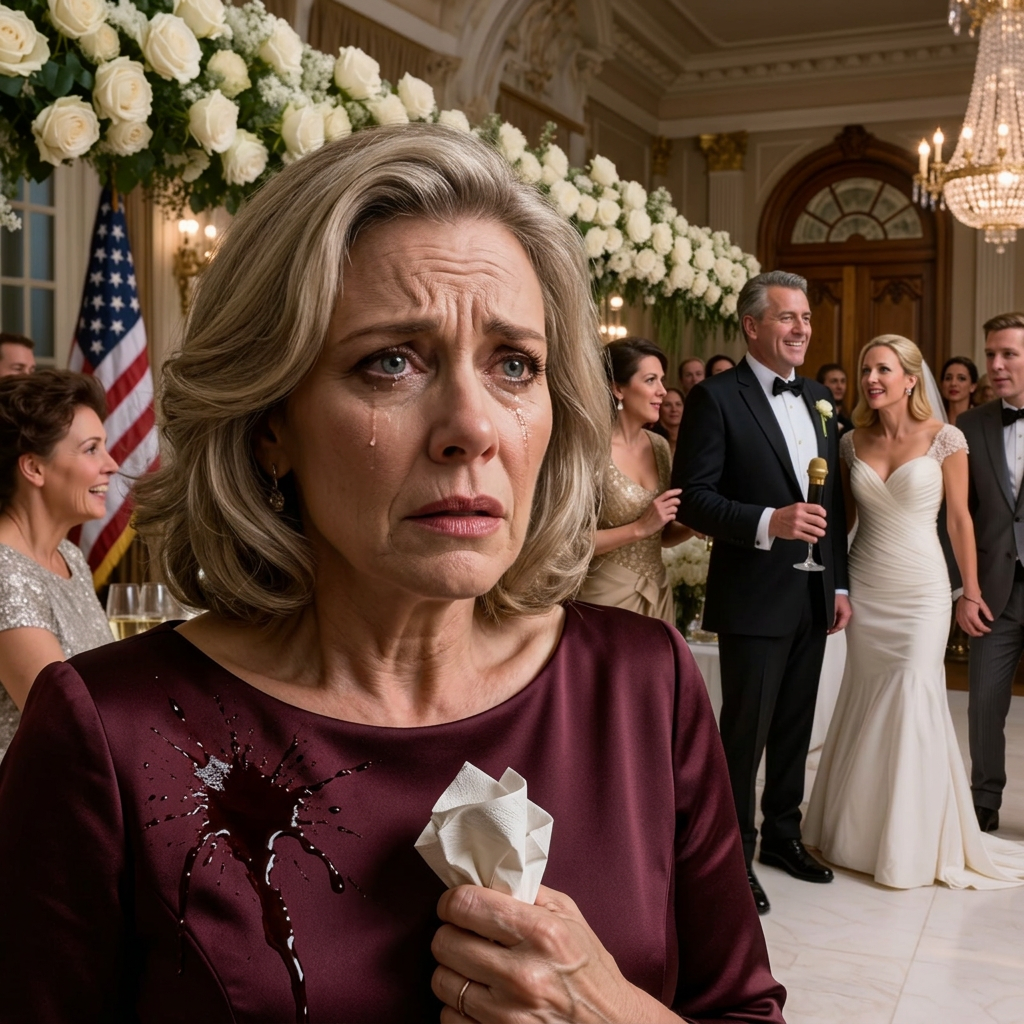 J’ai élevé ma fille seule. À son mariage, son beau-père m’a humiliée devant 300 invités jusqu’à ce que je me lève et lui dise : « Savez-vous seulement qui je suis ? » Son visage est devenu livide…