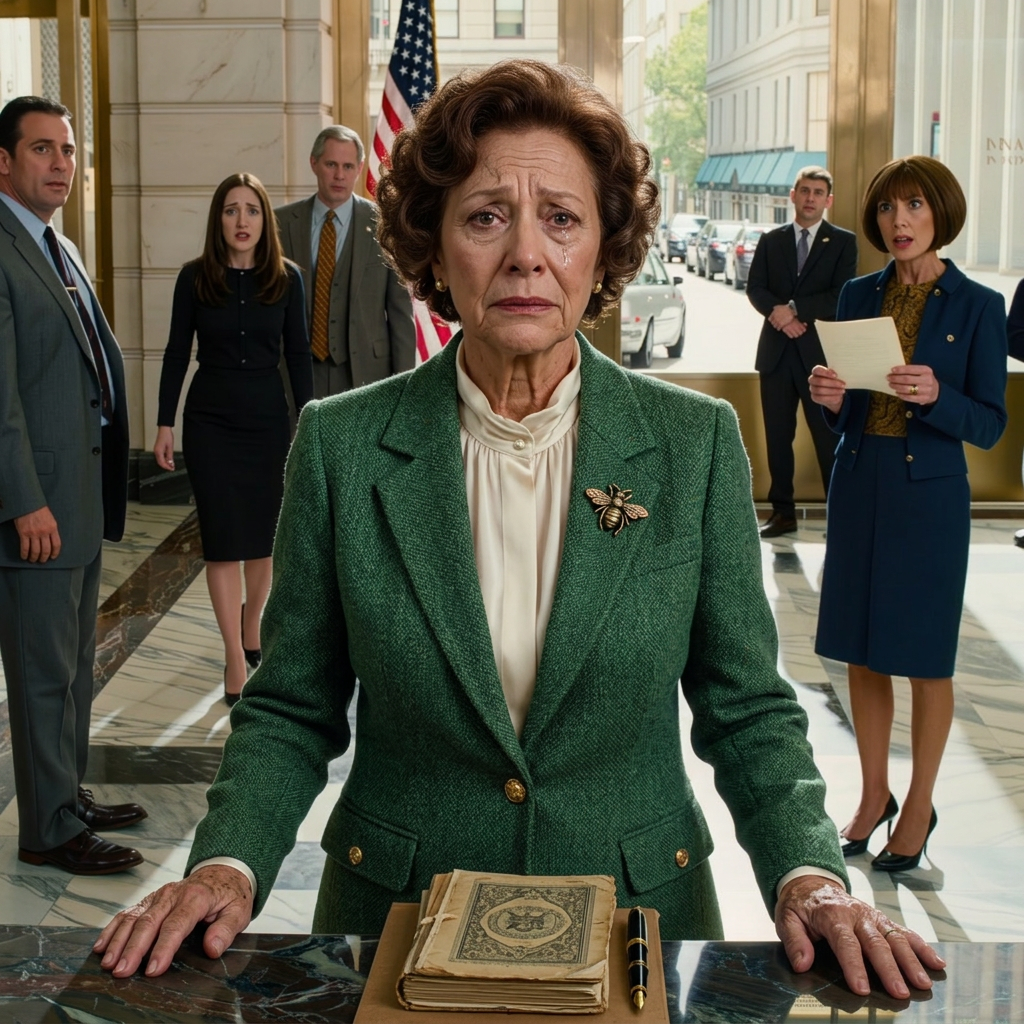 Au mariage de ma fille, je lui ai offert un vieux livret d’épargne. Elle l’a jeté dans la fontaine : « Maman, c’est juste quelques billets ? » Son riche mari a souri d’un air narquois et a ajouté : « De toute façon, ta mère n’est qu’une femme de ménage. » Je suis sortie. Le lendemain matin, je suis allée à la banque. La guichetière a pâli : « Madame… s’il vous plaît, ne partez pas. »  Le domaine Sterling était le genre d’endroit où l’on arrive après une dernière sortie d’autoroute, en passant devant des impasses tranquilles et des boîtes aux lettres identiques. Les voituriers prenaient les clés avec une aisance naturelle, et la pelouse se remplissait de gens qui parlaient avec une assurance décontractée.  Je restais à l’écart, souriant quand quelqu’un me regardait. En semaine, je portais un badge d’accès et prenais l’ascenseur dans des bureaux vides. Cet après-midi-là, j’avais mis ma plus belle robe et je portais un petit paquet que je gardais précieusement depuis des années.  Le livret d’épargne était emballé dans du papier crème, noué d’un ruban de la même couleur que les fleurs de Lauren. J’ai attendu qu’elle se dirige vers la fontaine entre deux photos, puis je me suis approchée.  « Lauren, ma chérie. Je voulais que tu aies ça. »  Elle le prit, mais son regard se porta furtivement par-dessus mon épaule, d’un air inquiet. Lillian Kingsley apparut à ses côtés, un sourire éclatant qui n’avait rien de bienveillant.  « Oh, c’est adorable », dit-elle. « Qu’est-ce que c’est ? »  Lauren dénoua le ruban. Le cuir usé apparut, le nom de la banque estampillé en lettres d’or délavées. Trevor se pencha, le lui prit des mains et l’ouvrit comme s’il vérifiait un reçu.  « Un livret d’épargne ? » dit-il assez fort pour attirer l’attention de quelques personnes. « Sérieusement ? »  Je pris une inspiration, prête à m’expliquer. Lauren rit la première – un rire trop léger, trop mécanique.  « C’est juste quelques billets, maman ? »  Le sourire narquois de Trevor ne s’effaça pas.  « De toute façon, ta mère n’est qu’une femme de ménage. »  Ça a marché parce que c’était naturel. Parce que c’était dit comme si tout le monde était déjà d’accord.  Lauren tenait le livret au-dessus de la fontaine. Un instant, j’ai cru qu’elle allait me le rendre. Au lieu de ça, elle l’a lâché.  L’éclaboussure a percé la musique. Le livret a flotté, ses pages s’assombrissant. Un murmure de rires a parcouru mon dos, puis s’est estompé tandis que les gens se retournaient vers leurs verres.  J’ai enlevé mes chaussures et je suis entrée dans l’eau froide. J’ai sorti le livret à deux mains, l’eau ruisselant sur mes poignets et tombant sur la pierre.  Quand j’ai relevé la tête, Lauren avait déjà tourné le dos. Le bras de Trevor l’entourait, la guidant vers la photo suivante, et personne ne les a arrêtés.  Alors je suis partie. Sans un mot. Sans une larme. Juste les chaussures trempées et la gorge serrée, tandis que je marchais jusqu’au parking et rentrais en voiture à mon petit appartement, le livret pesant sur mes genoux comme quelque chose qui avait encore de l’importance.  Le lendemain matin, je suis allée en ville avec le livret dans une pochette transparente et un autre dossier de documents. Le hall de la banque était en marbre, baigné d’une lumière tamisée, de celles qui vous incitent à baisser la voix sans même vous en rendre compte.  Une jeune guichetière prit mon livret d’épargne et sourit. Son badge indiquait « Megan ».  « Comment puis-je vous aider aujourd’hui ?»  « Je dois vérifier mon solde », dis-je.  Elle tapota un chiffre. Un clic. Puis elle se figea, se penchant vers l’écran comme si elle doutait de ce qu’elle voyait.  « Madame… » murmura-t-elle en me rendant le dossier. « Ne partez pas, s’il vous plaît. Je dois appeler le directeur.»  Une porte portant l’inscription « Banque privée » s’ouvrit derrière elle et un homme en costume gris en sortit, les yeux rivés sur mon dossier avant même de me regarder.