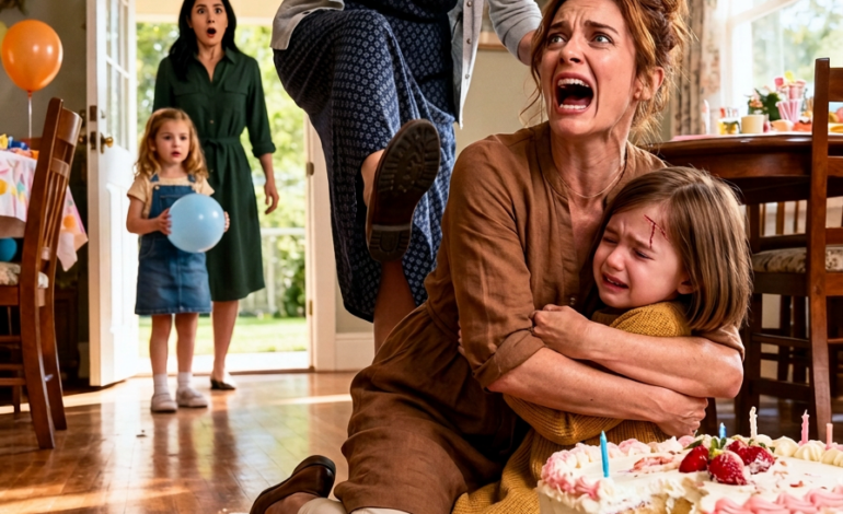 J’ai décidé d’arriver tôt pour aider ma mère à préparer le gâteau d’anniversaire de ma nièce. Alors que tout était prêt sur la table, ma fille de quatre ans s’est précipitée dessus et a plongé son doigt dans le gâteau. Ma mère l’a vue et a crié : « Quelle petite peste ! »