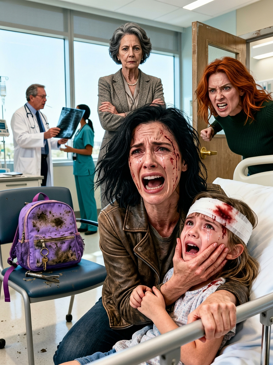 Ma fille de 6 ans est rentrée à la maison en sanglotant après avoir passé la journée chez ma mère et ma sœur. Je lui ai demandé : « Que s’est-il passé ? » Elle a pleuré et a dit : « Je suis tombée de la structure de jeux… »