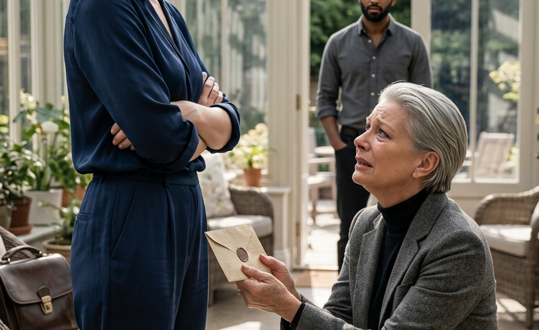 Après que mon fils m’a coupée de la conversation familiale, il s’attendait à ce que je disparaisse discrètement de chaque dîner et de chaque photo. Il ignorait tout des trois années de reçus, de messages et de preuves des sommes que lui et sa femme détournaient en secret de l’entreprise que j’avais créée. Un coup de fil, une signature, un audit plus tard, sa vie parfaite a commencé à s’effondrer, tandis que je, parée de perles, reconquérais mon héritage.