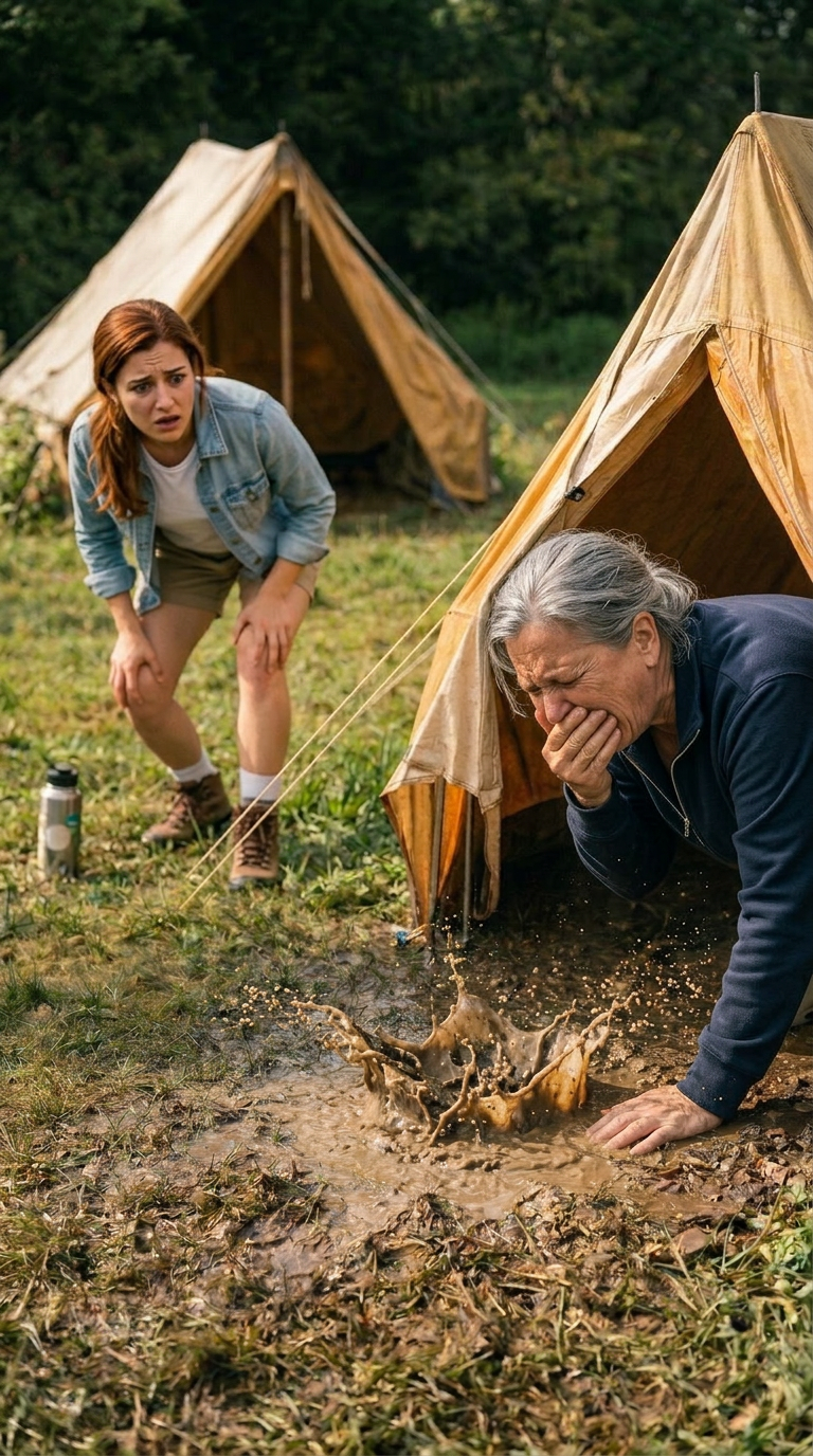 « Elle m’a dit : “Il n’y a pas de place pour toi dans la tente. Dors dehors.” J’ai souri et répondu : “Pas de problème.” Je suis restée silencieuse cette nuit-là, mais une fois rentrés, le karma m’a frappée de plein fouet : ma belle-mère a imploré ma clémence… et je n’ai toujours rien dit. »
