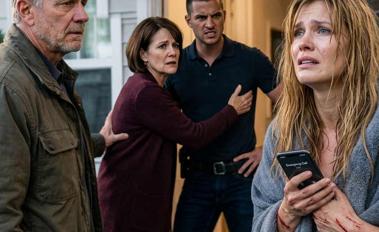 Mon mari a claqué la porte du sous-sol et a ricané : « Reste là jusqu’à ce que tu respectes ma mère. » Pendant trois jours, ils se sont moqués de mon père. Tremblante, j’ai murmuré dans mon téléphone : « Papa… je suis enfermée. » Il a répondu, calme et glacial : « J’arrive. » Et là, tout a basculé.