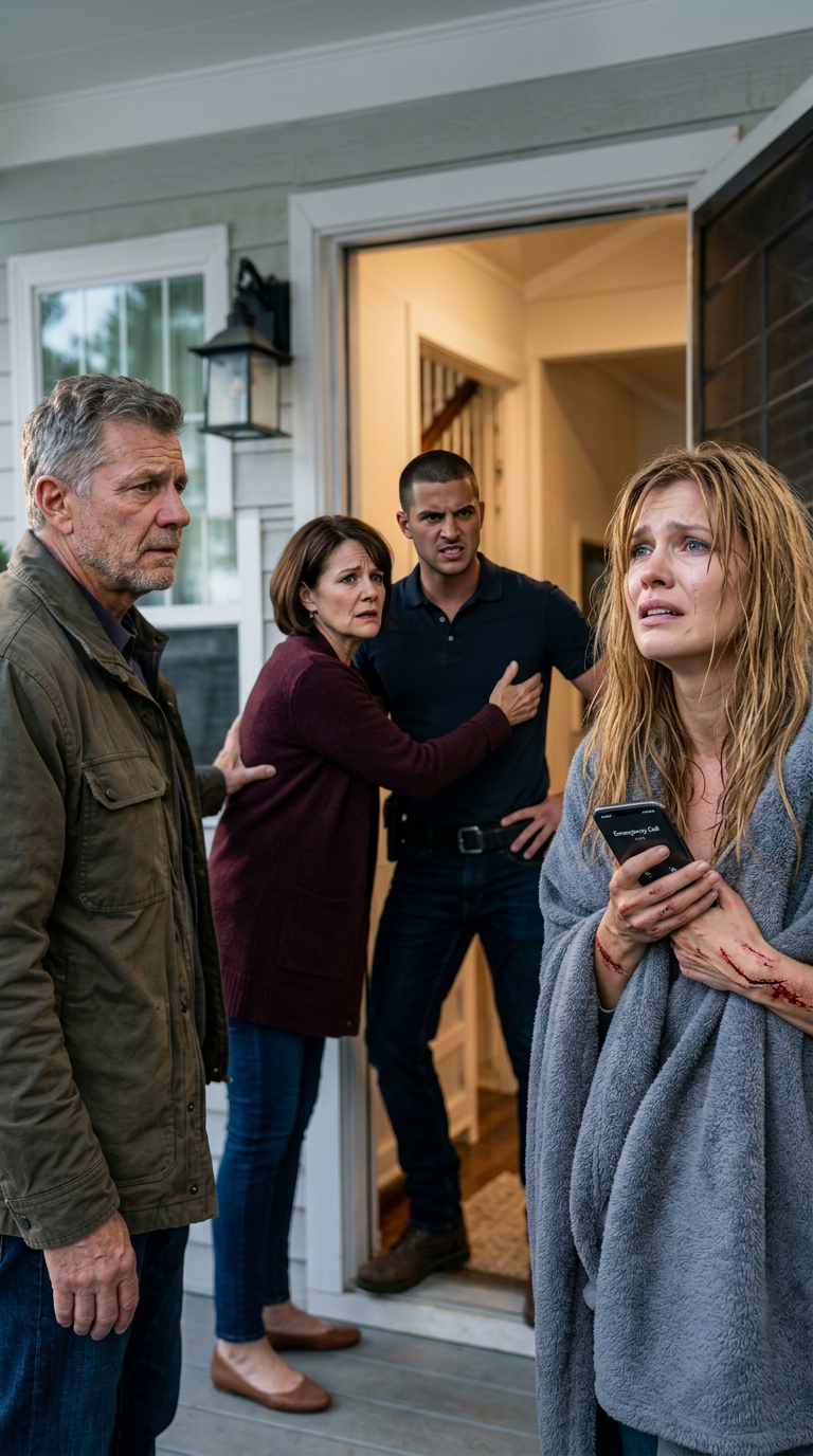 Mon mari a claqué la porte du sous-sol et a ricané : « Reste là jusqu’à ce que tu respectes ma mère. » Pendant trois jours, ils se sont moqués de mon père. Tremblante, j’ai murmuré dans mon téléphone : « Papa… je suis enfermée. » Il a répondu, calme et glacial : « J’arrive. » Et là, tout a basculé.