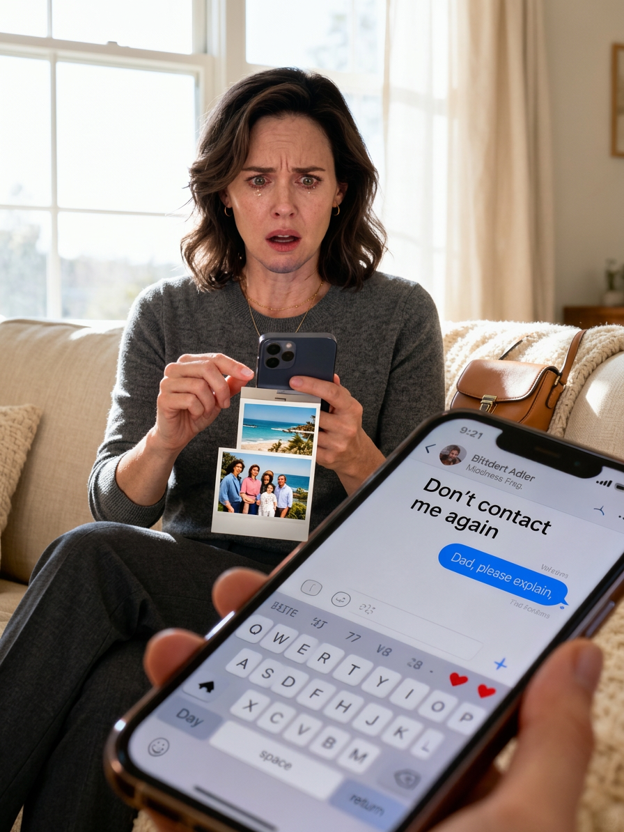 J’ai emprunté le téléphone de ma mère et j’ai ouvert par erreur un dossier caché. À l’intérieur, il y avait des photos de vacances en famille que je n’avais jamais vues : l’anniversaire de ma sœur, des voyages avec mes parents… Je n’y étais pas. Le lendemain, je leur ai envoyé un message : « Ne me contactez plus.» Ce qui s’est passé ensuite m’a laissé sans voix.