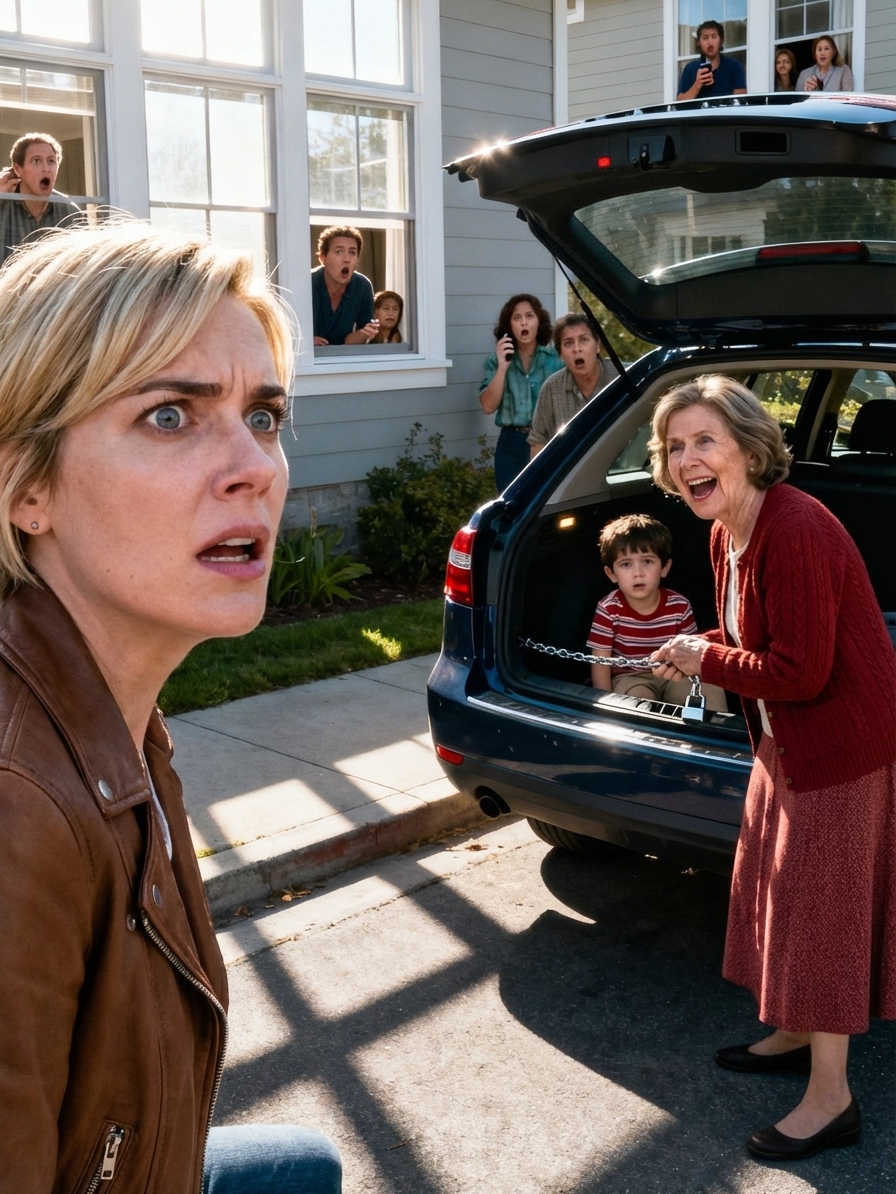 Ma mère a battu mon fils et l’a enfermé dans le coffre de sa voiture. « Tu resteras hors de vue », a-t-elle dit.