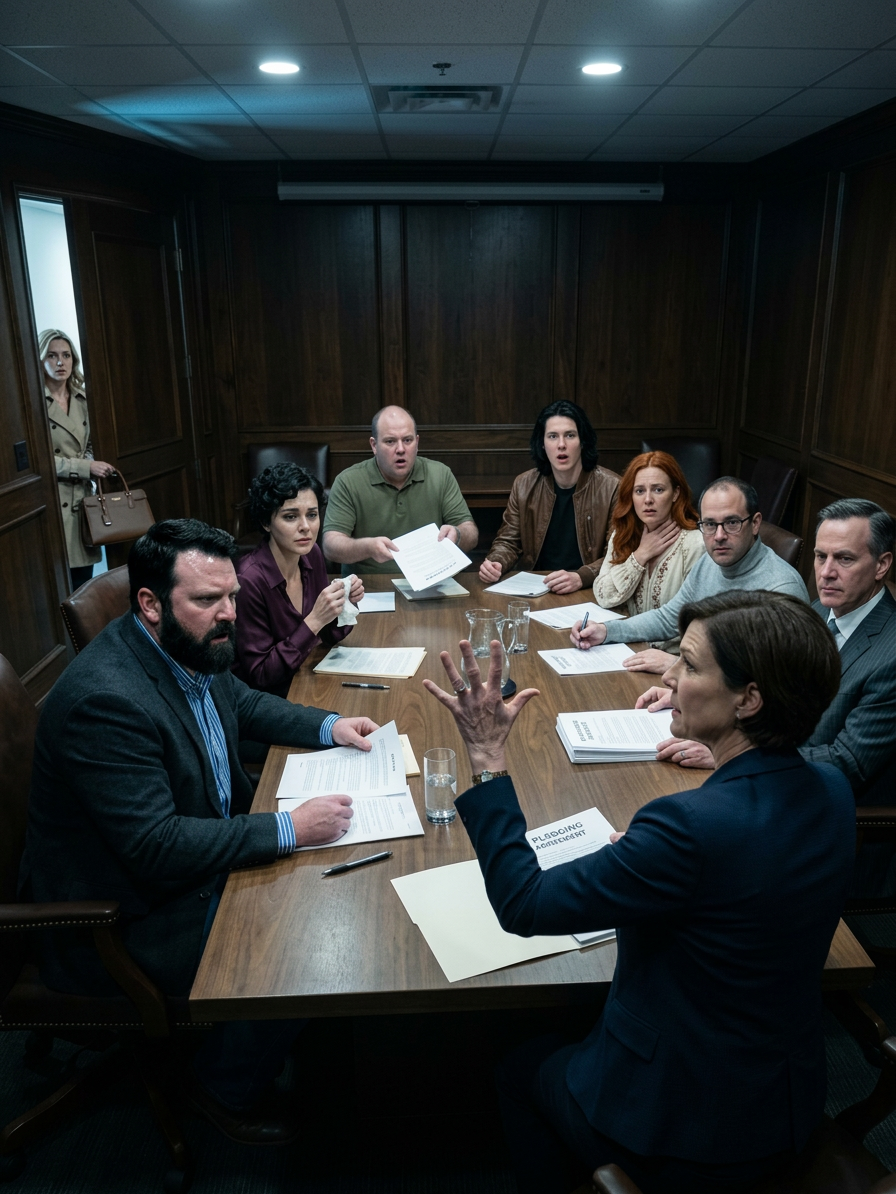 À 18h12, mon fils aîné m’a envoyé un texto comme si j’étais un employé : « Réunion de famille. Urgent. 19h30. Salle du fond du Hunter Steakhouse. Ne sois pas en retard.» J’avais 68 ans, je gérais encore trois laveries automatiques, une maison et un petit chalet au bord d’un lac ; j’ai donc supposé qu’il voulait parler de « projets ». Mais quand je suis entré dans cette salle privée près de Denver, il n’y avait ni menus, ni dîner… juste six visages, un inconnu en costume de marque et une pile de papiers prêts à être signés. Jason s’est penché vers moi et m’a chuchoté : « Signe ce soir… ou on te ruine. » Je n’ai pas bronché ; j’ai simplement levé la main, je les ai comptés à voix haute… et j’ai souri. « C’est drôle, ai-je murmuré, parce que je n’en ai apporté qu’un.» Puis la poignée de la porte a tourné…