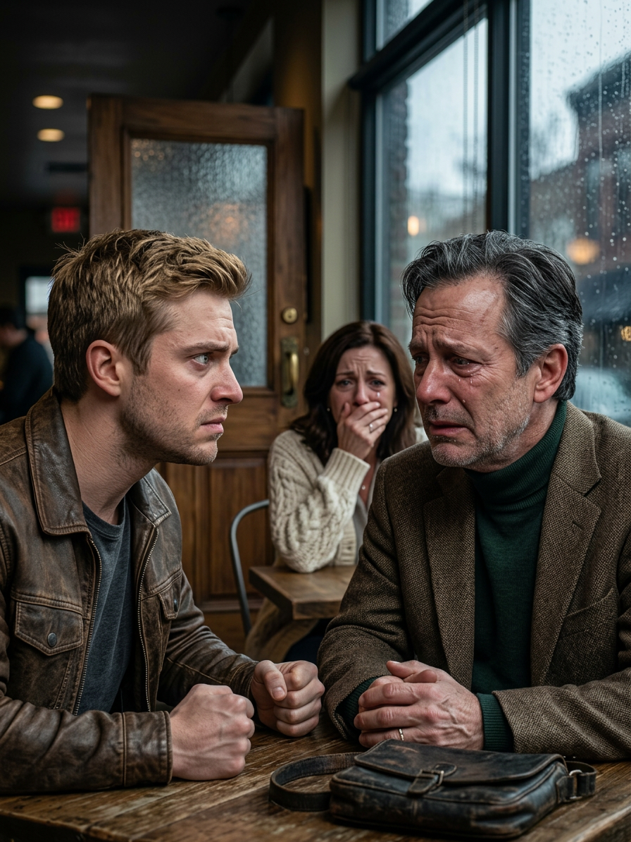 Ma sœur adoptive a raconté un mensonge si horrible que toute ma famille s’est retournée contre moi du jour au lendemain. Mon père m’a cassé la mâchoire, m’a mis à la porte et tout le monde me traitait comme un monstre. J’ai perdu l’école, l’équipe de baseball, ma maison… et je me suis retrouvé à dormir dans un hangar à matériel et à vivre dans une vieille voiture, jusqu’à ce que je sois sur un pont sous la pluie, prêt à en finir. Puis un ancien marine est intervenu et j’ai reconstruit une vie qu’ils ne pouvaient pas atteindre. Sept ans plus tard, ma mère m’a appelé en sanglotant : « Lily a avoué… tout était un mensonge. » J’AI ACCEPTÉ DE LES RENCONTRER DANS UN CAFÉ – ET C’EST À CE MOMENT QUE MON PÈRE M’A ENFIN EXPLIQUÉ LA VÉRITÉ POUR LAQUELLE ILS AVAIENT VRAIMENT BESOIN DE MOI…