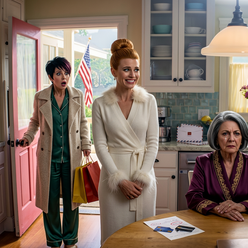 « Lave notre linge pendant qu’on se détend », a dit ma belle-fille en sortant en peignoir comme si la maison était son hôtel. Je n’ai pas protesté, je ne l’ai pas poursuivie et je n’ai pas prévenu mon fils. J’ai juste attendu. Car lorsqu’elle est revenue en riant avec sa mère, elle a trouvé sa carte de crédit déchirée en deux, accompagnée d’un mot à son nom. Le pouvoir dans cette maison a enfin changé de mains.