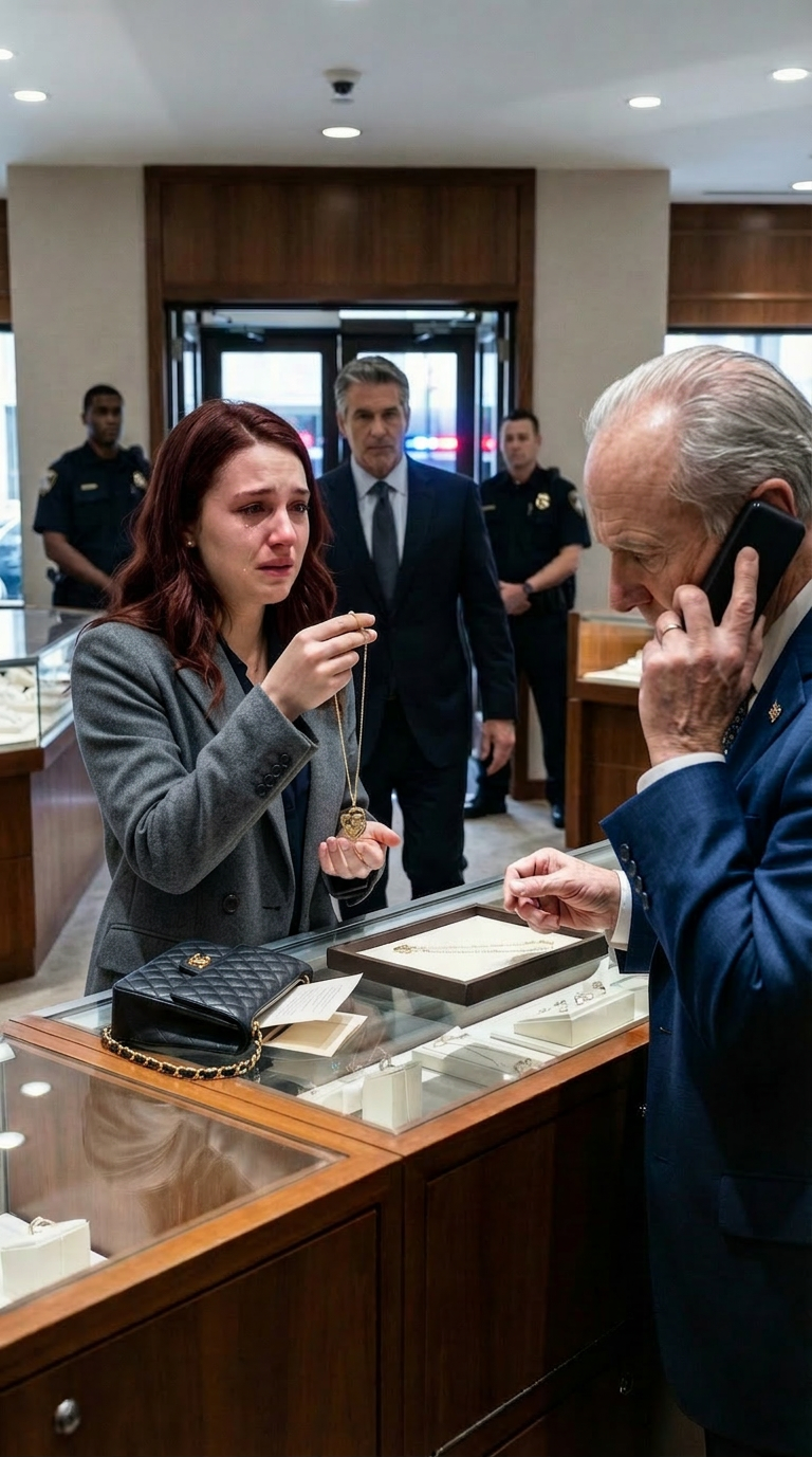 Après le divorce, je suis repartie les mains vides, avec pour seuls biens un téléphone cassé et le vieux collier de ma mère – mon dernier espoir de payer le loyer. Le bijoutier y jeta à peine un coup d’œil… puis ses mains se figèrent. Son visage devint livide. « Où avez-vous trouvé ça ? » murmura-t-il. « C’est celui de ma mère », répondis-je. Il recula en titubant et balbutia : « Mademoiselle… le maître vous cherche depuis vingt ans. » Et la porte de derrière s’ouvrit.