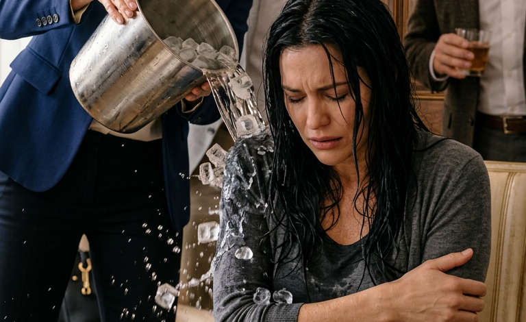 Lors d’un dîner de famille, la mère de mon riche ex-mari m’a humiliée en me jetant un seau d’eau glacée et en me faisant une blague cruelle, persuadée que j’étais incapable de me défendre. Ce qu’ils ignoraient tous, c’est que je possédais secrètement la société valant des milliards de dollars qui était à l’origine de leur réussite, et dès que j’ai envoyé le SMS « Initier le protocole 7 », leur monde a commencé à s’écrouler.