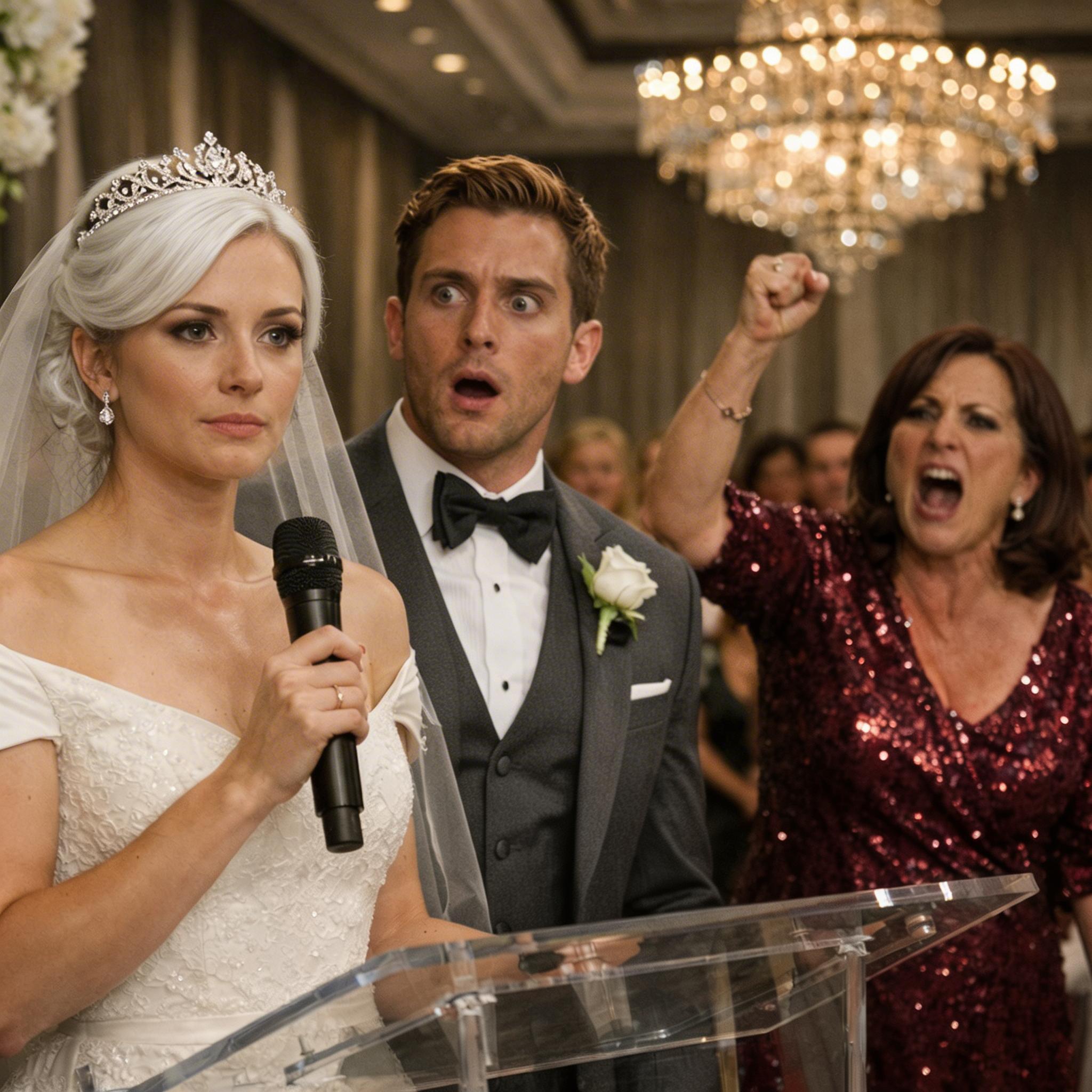 Dix minutes avant la cérémonie, j’ai surpris une conversation entre ma future belle-mère et moi. Elle parlait au micro dans l’allée : « Cette idiote a déjà signé le contrat prénuptial ? » « Une fois la cérémonie terminée, son contrat sera à moi. » Jack a ri. « Brandon dit qu’elle n’est pas une épouse… mais plutôt une poule aux œufs d’or. » À cet instant précis, la douce mariée a disparu, et mon côté PDG s’est réveillé. J’ai appuyé sur enregistrer. Dix minutes plus tard, en entrant dans l’église, j’ai tendu le micro. « Avant de dire “oui”… j’aimerais partager avec vous deux ou trois choses que ma future belle-mère vient de me montrer aux toilettes. » L’atmosphère s’est instantanément glaciale.