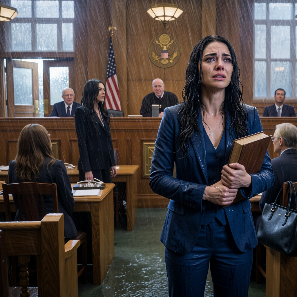 Je suis entrée dans la salle d’audience, mon manteau trempé par la pluie. Ma sœur a désigné son avocat du doigt et a affiché un sourire triomphant, comme si elle avait gagné. Mon père a ri doucement, et ma mère a soupiré, me regardant d’un air agacé. Son avocat s’est levé et a déclaré : « Monsieur le Juge, il s’agit d’un simple litige successoral. » J’ai posé le dossier sur la table encore humide. Le juge s’est interrompu en plein milieu de sa phrase. Ses yeux se sont écarquillés lorsqu’il a murmuré : « Je n’arrive pas à croire que ce soit elle. » Un silence de mort s’est abattu sur la salle.