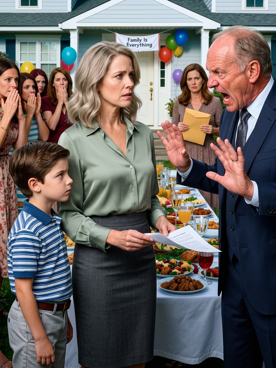 Quand j’ai dit à mon père que je ne pouvais pas garder l’enfant de ma sœur, il m’a fracassé une chaise sur la mâchoire. Maman a regardé et a dit : « Tu l’as bien cherché, sale truie.» J’ai saigné en silence, puis je me suis souvenue de qui figurait secrètement sur l’acte de propriété de leur précieuse maison. Six mois plus tard, j’ai signé les papiers sans faire de bruit. Le jour où l’avis d’expulsion est arrivé, ma sœur a laissé tomber son mimosa, papa est devenu livide et maman m’a enfin appelée, hurlant pour une fois.