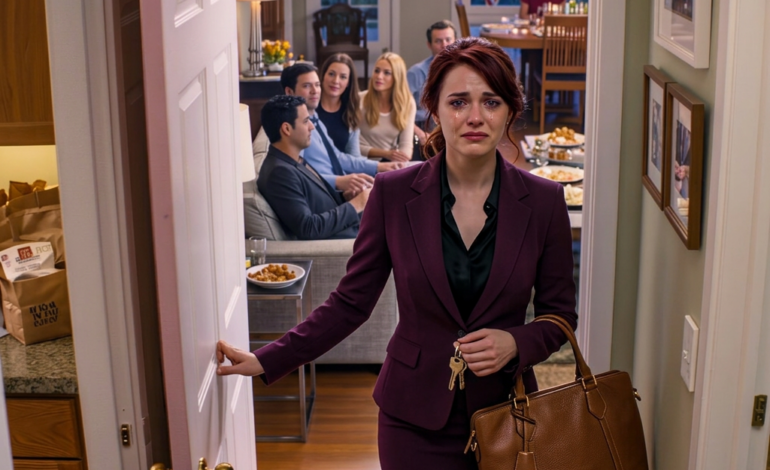 Après une longue journée au centre de thérapie, j’ai ouvert la porte et j’ai trouvé six membres de la famille de mon mari confortablement installés au salon, attendant le dîner. J’ai souri poliment, je suis allée directement dans la chambre et j’ai fermé la porte. Je ne cuisinais pas ce soir. J’avais déjà mangé en rentrant.