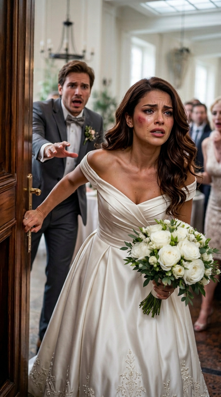 Le jour de notre mariage, mon soi-disant mari m’a giflée devant tout le monde parce que je refusais de céder ma place à sa mère. Il a exigé que je m’incline et que je m’excuse, ou que je parte. Alors je suis partie sans me retourner… et maintenant, il m’appelle sans arrêt, paniqué.