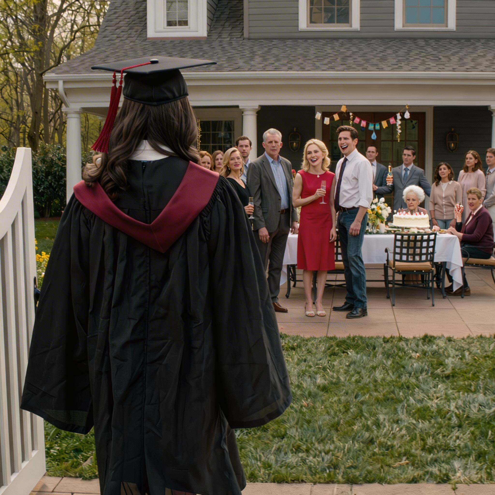 Ma famille a volontairement manqué ma remise de diplôme. J’ai donc changé de nom, reconstruit ma vie et n’ai jamais regretté mon choix… Cette décision a tout bouleversé.  Ma famille avait manqué ma remise de diplôme, et dès l’aube, je marchais vers le tribunal, une nouvelle vie m’attendant sous un autre nom. Par une claire matinée de mai à Baltimore, je me tenais devant l’auditorium de Johns Hopkins, vêtue d’une robe noire et d’une capuche bleue, fixant les douze places vides que j’avais réservées pour ceux qui avaient promis d’être présents. Mon téléphone restait allumé, l’écran silencieux. Autour de moi, mes camarades s’enlaçaient, des bouquets de fleurs crépitaient, des appareils photo crépitaient et les voix de ma famille résonnaient dans la cour comme une douce musique. Lorsque le doyen a prononcé mon nom, un silence s’est installé en moi, et j’ai compris que cette journée allait me marquer bien au-delà de la scène.  Je m’appelais alors Tiffany Robertson. J’avais vingt-six ans et je terminais mes études de médecine parmi les meilleures de ma promotion, après des années de révisions à l’aube, de café à la cafétéria, de silence forcé et d’une discipline qui donne l’impression d’un calme olympien, alors que toute ma vie est organisée autour d’un seul objectif. J’avais réservé douze places, car je croyais que les détails comptaient. J’avais envoyé deux SMS pour confirmer l’heure du cours. J’avais indiqué l’entrée du parking. J’avais même précisé quelle était la meilleure porte à emprunter en cas d’embouteillages sur le campus.  À 9 h 45, j’étais toujours devant l’amphithéâtre, le téléphone à l’oreille.  Pas de réponse de ma mère. Pas de réponse de mon père. Pas de réponse de mon frère Grant. Pas de réponse de ma sœur Paige.  J’ai quand même rappelé.  Et encore.  Au onzième appel, je n’attendais plus de voix. J’écoutais un effort.  « Tiffany. »  Le Dr Whitfield, ma directrice de thèse, se tenait à quelques pas, avec cette expression bienveillante qu’elle arborait quand elle savait déjà se montrer douce.  « Tu devrais faire la queue », dit-elle doucement.  « Je sais. »  Elle regarda mon téléphone, puis mon visage. Je ne dis pas grand-chose. Ce n’était pas nécessaire. Elle me tendit un mouchoir qu’elle avait dans la poche de son blazer et dit : « Avance la tête haute. Les gens qui sont là pour toi sont ceux qui comptent vraiment, et parfois la vie nous les présente plus tard. »  J’acquiesçai, plus simple que de parler.  Alors, je traversai la scène seule.  Les applaudissements furent chaleureux et d’une politesse irréprochable. Le doyen sourit. Ma capuche était parfaitement ajustée sur mes épaules. Mon nom résonnait magnifiquement dans le micro, clair, mérité, complet. À ma gauche, une famille acclamait avec enthousiasme un autre diplômé. Quelqu’un au fond de la salle se leva avec des fleurs. Un petit garçon agitait une pancarte peinte à la main, recouverte de paillettes. Et je continuai d’avancer, avec cette même immobilité intérieure, comme si mon corps avait décidé de porter à la fois la fierté et le vide.  Après la cérémonie, la cour s’emplit de photos et de rires. Les parents ajustaient les cols. Les sœurs remettaient en place les pompons des robes. Les grands-mères maquillaient les joues souriantes et annonçaient que le déjeuner était réservé. Une camarade de classe, Priya, avec qui j’avais partagé un TP d’anatomie des années auparavant, me toucha le coude et me dit : « Ma famille a apporté de quoi faire un mariage. Viens avec nous. »  Ce geste de gentillesse était si simple que j’ai failli changer d’avis sur toute la journée.  « Je devrais rentrer », dis-je.  « Tu es sûre ? »  « Oui. »  Elle m’observa un instant de plus, puis me serra la main. « Alors prends au moins ça. »  Elle me tendit une petite boîte blanche, ficelée comme à la boulangerie. Des barres au citron d’une boutique près de Charles Street, encore fraîches du réfrigérateur. Je la remerciai, souris et me dirigeai vers le parking, mon programme plié sous le bras et la petite boîte à la main, comme la preuve que la grâce peut surgir de manière inattendue.  Le trajet jusqu’à Bethesda me parut interminable. Le ciel arborait cette clarté éclatante typique de la côte Est, qui fait resplendir les trottoirs de briques. J’ai longé des rues familières, des devantures de magasins familières, des coins de rue familiers d’une vie où j’avais toujours été la fille qui faisait tourner la machine. Paige illuminait une pièce dès qu’elle y entrait. Pendant des années, j’avais été celle qui s’adaptait à cette situation. Celle qui travaillait discrètement. Celle qui comprenait. Celle qui s’en sortait toujours.  Au moment où j’ai tourné dans la rue de mes parents, j’avais déjà imaginé une douzaine d’explications. Peut-être que quelqu’un avait confondu les heures. Peut-être qu’un changement soudain s’était produit. Peut-être qu’une urgence familiale avait attiré tout le monde d’un côté et m’avait laissée à l’écart par inadvertance.  Puis j’ai franchi le portail latéral et j’ai aperçu le jardin.  Tous ceux que j’avais invités étaient là.  Une longue table était dressée sous des rubans blancs et des fleurs printanières. Les verres captaient la lumière de l’après-midi. Un gâteau trônait au centre, à côté d’un plat de service en argent. Ma grand-mère Dorothy était assise dans son fauteuil de jardin habituel, près des hortensias. Ma tante Florence et mon oncle Raymond se tenaient près des marches de la terrasse. Grant avait une main dans sa poche. Mon père était près du barbecue. Et au centre de tout cela se tenait Paige, rayonnante dans sa robe pâle, une main levée juste assez pour que sa nouvelle bague puisse briller au soleil.  Pour