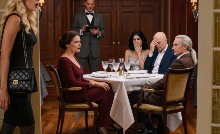 Mes parents avaient déjà terminé leur repas d’anniversaire quand je suis arrivée. Maman a souri : « Oh ? Tu es en retard. Tu peux régler l’addition ? » Ma sœur a ri : « Toujours aussi distraite ! » J’ai appelé le gérant, et soudain, leur expression a changé…