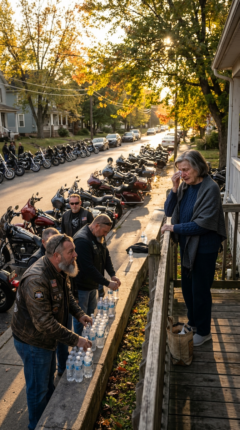 Chaque été, elle laissait discrètement de l’eau fraîche à disposition des motards de passage, un petit geste de bonté que personne ne remettait en question. Ce n’est que plus tard que l’on découvrit la raison déchirante de ce rituel ; il était alors trop tard pour que quiconque puisse réagir.