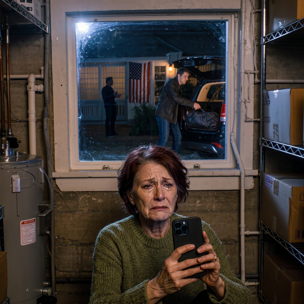 Mon fils aîné, agent immobilier, m’a appelé en pleine nuit et m’a dit : « Éteins tout. Éteins les lumières et descends sans dire un mot à ton gendre ! » « Tu m’as fait peur ! » « Fais-le ! » Je l’ai fait. Par la fenêtre du sous-sol, j’ai vu quelque chose… qui m’a glacé le sang !